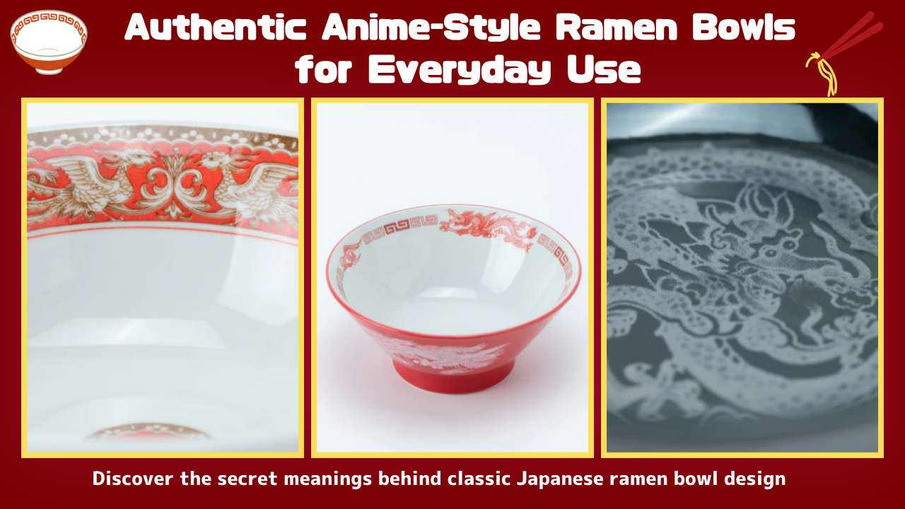 Elevate Your Noodles: Authentic Anime-Style Ramen Bowls for Everyday Use