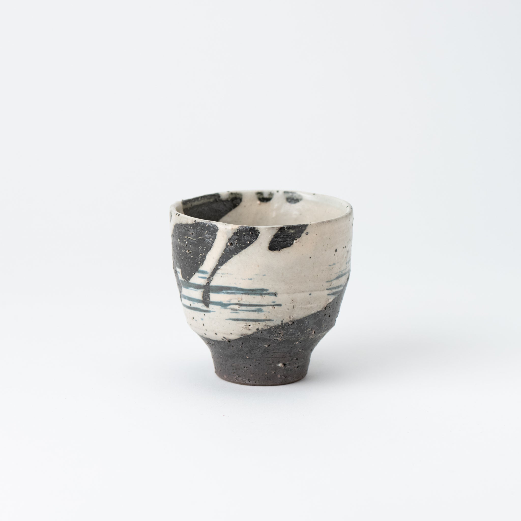 Tide Pattern Yunomi Teacup