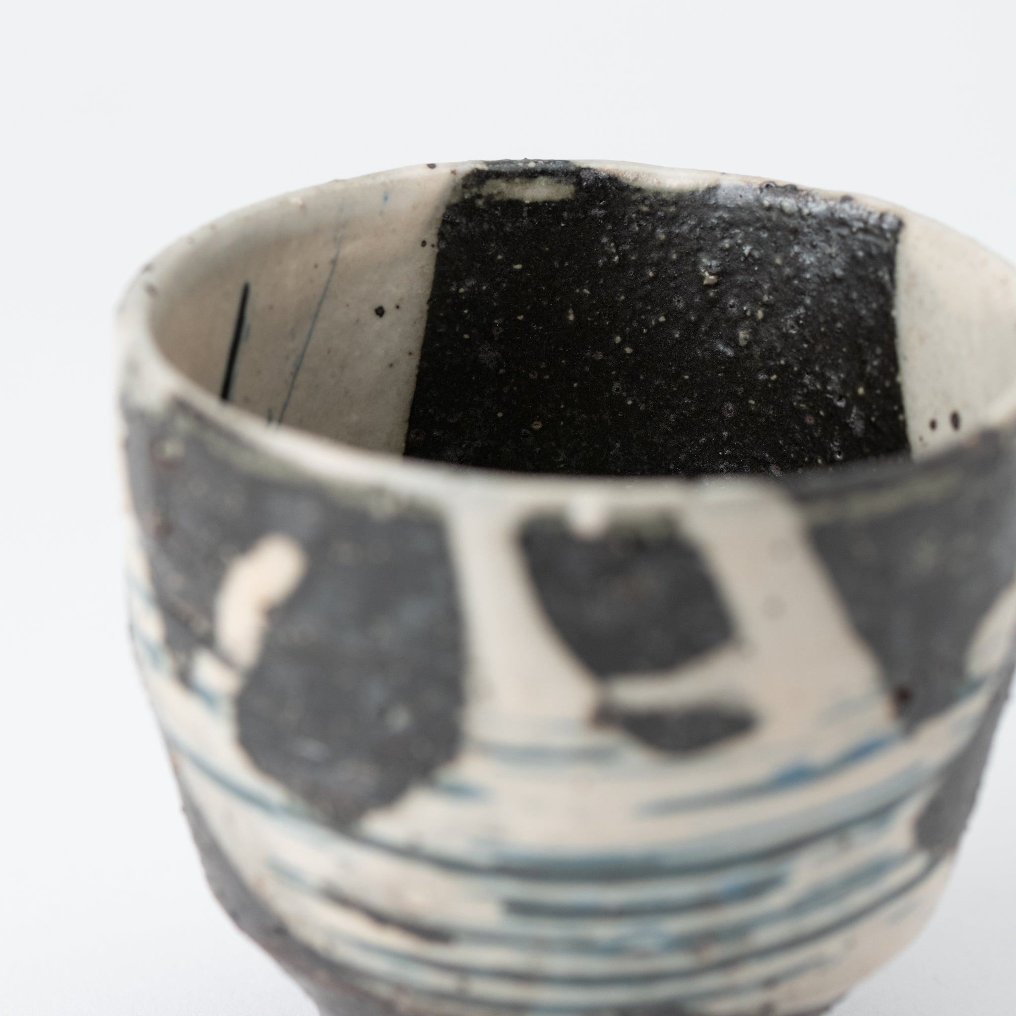 Tide Pattern Yunomi Teacup