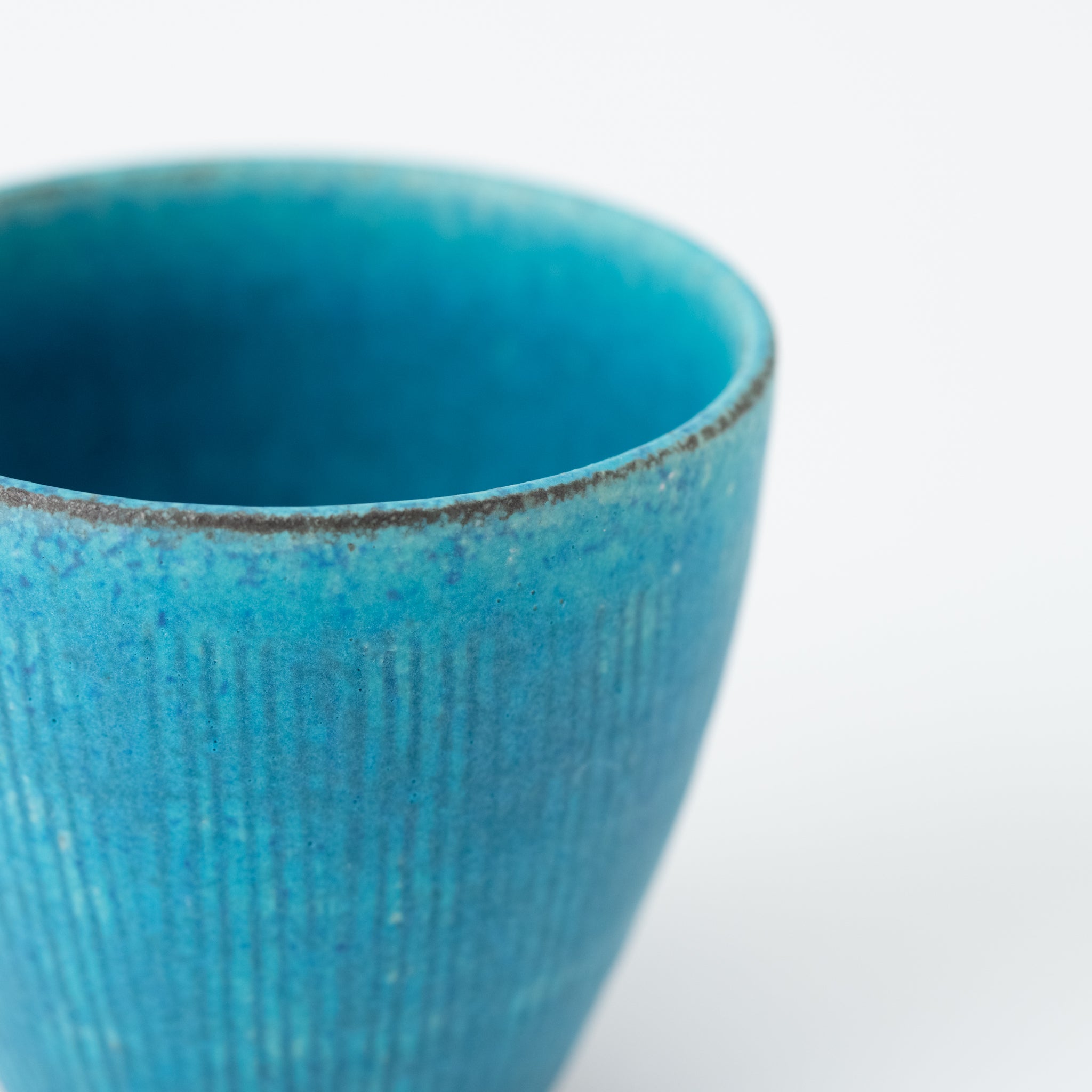 Turquise Blue Yunomi Teacup