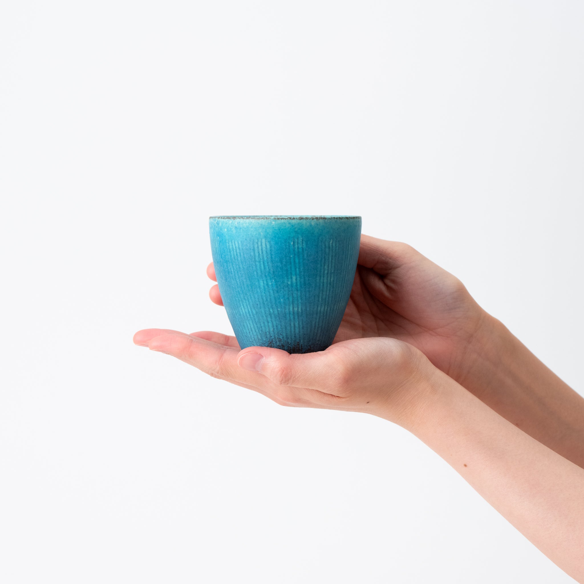 Turquise Blue Yunomi Teacup