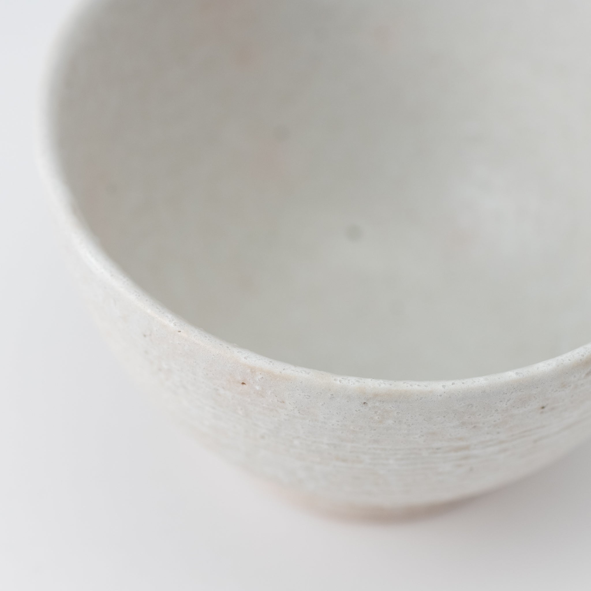 White Combed Rice Bowl
