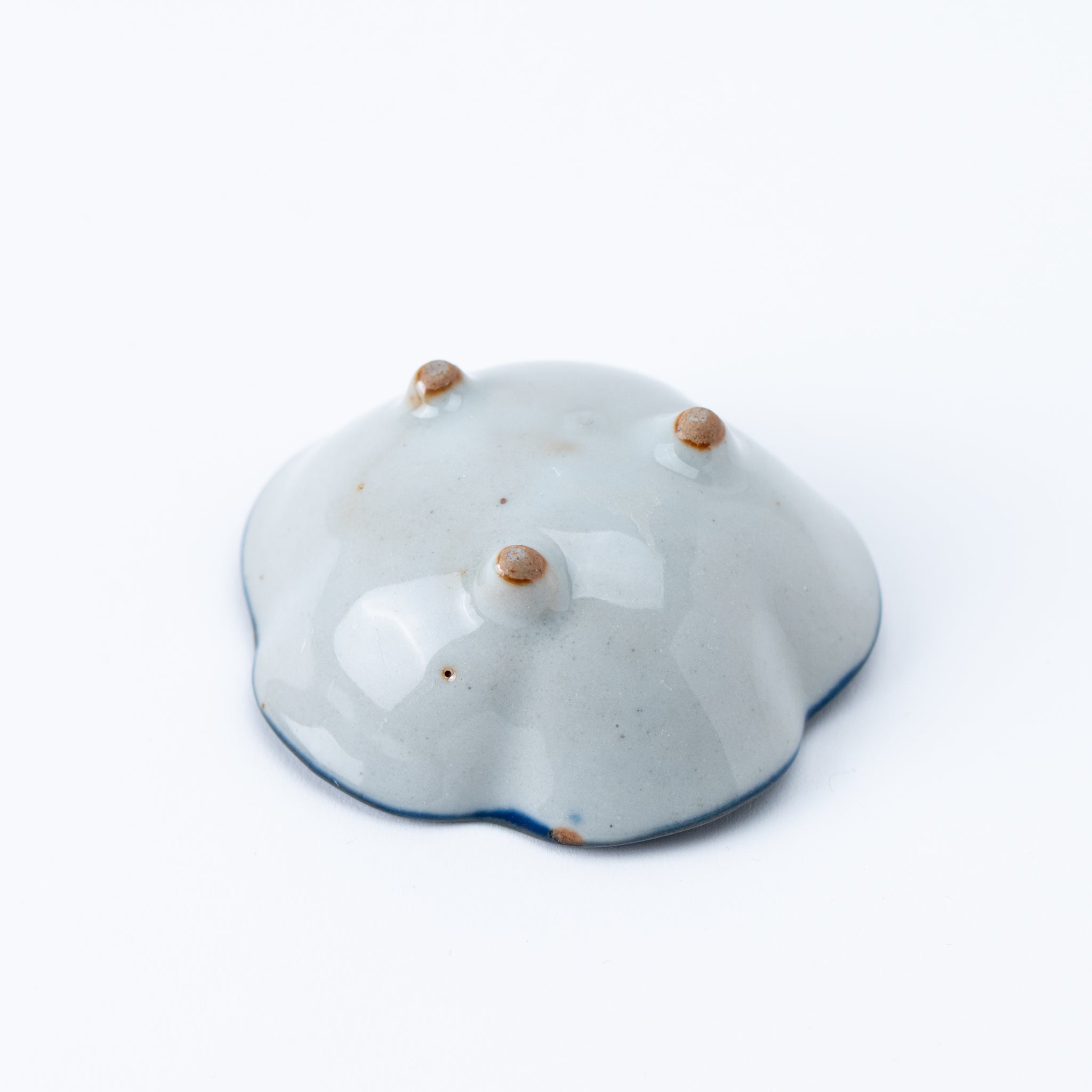 Blue Petal Footed Kobachi Bowl