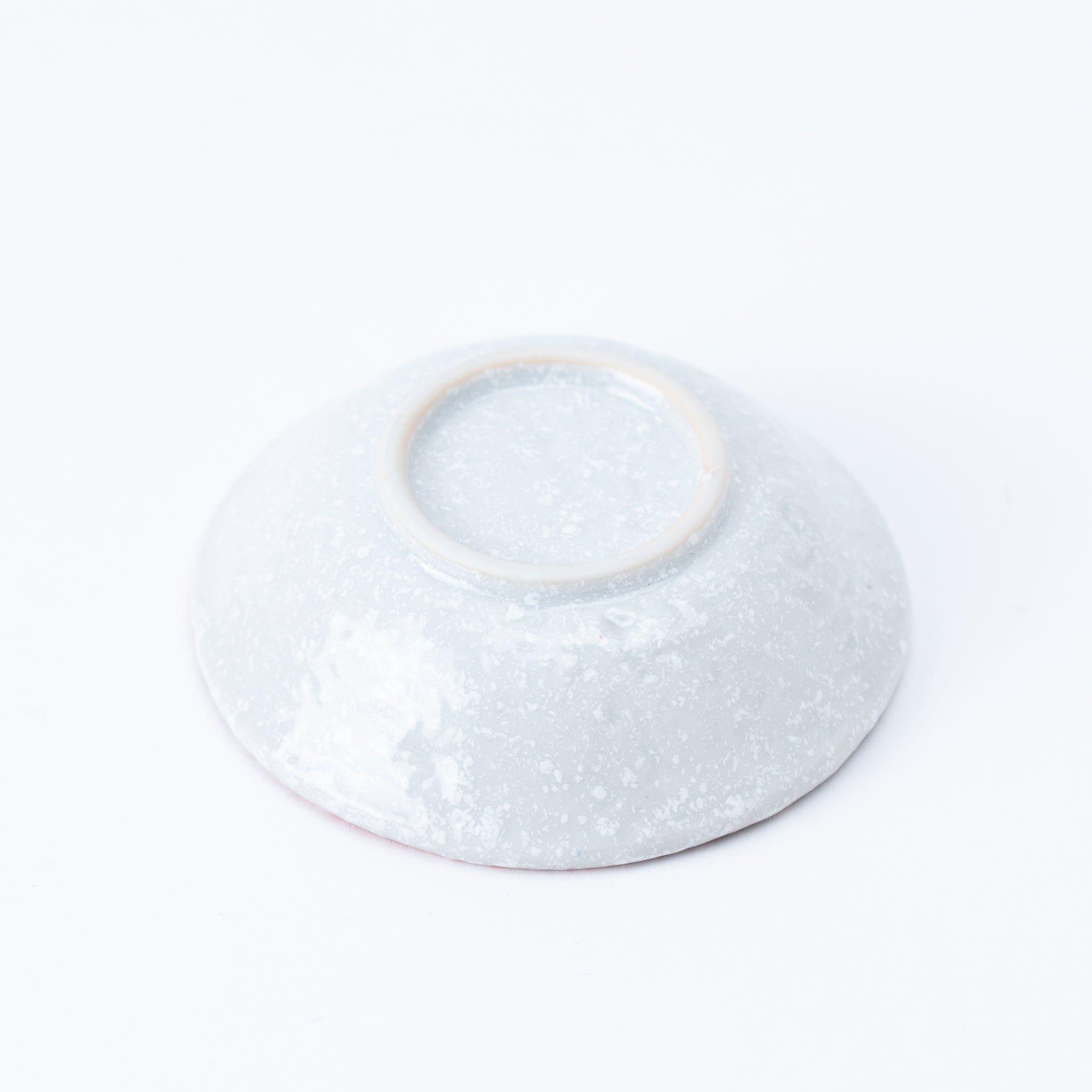 Pink Brush White Small Plate