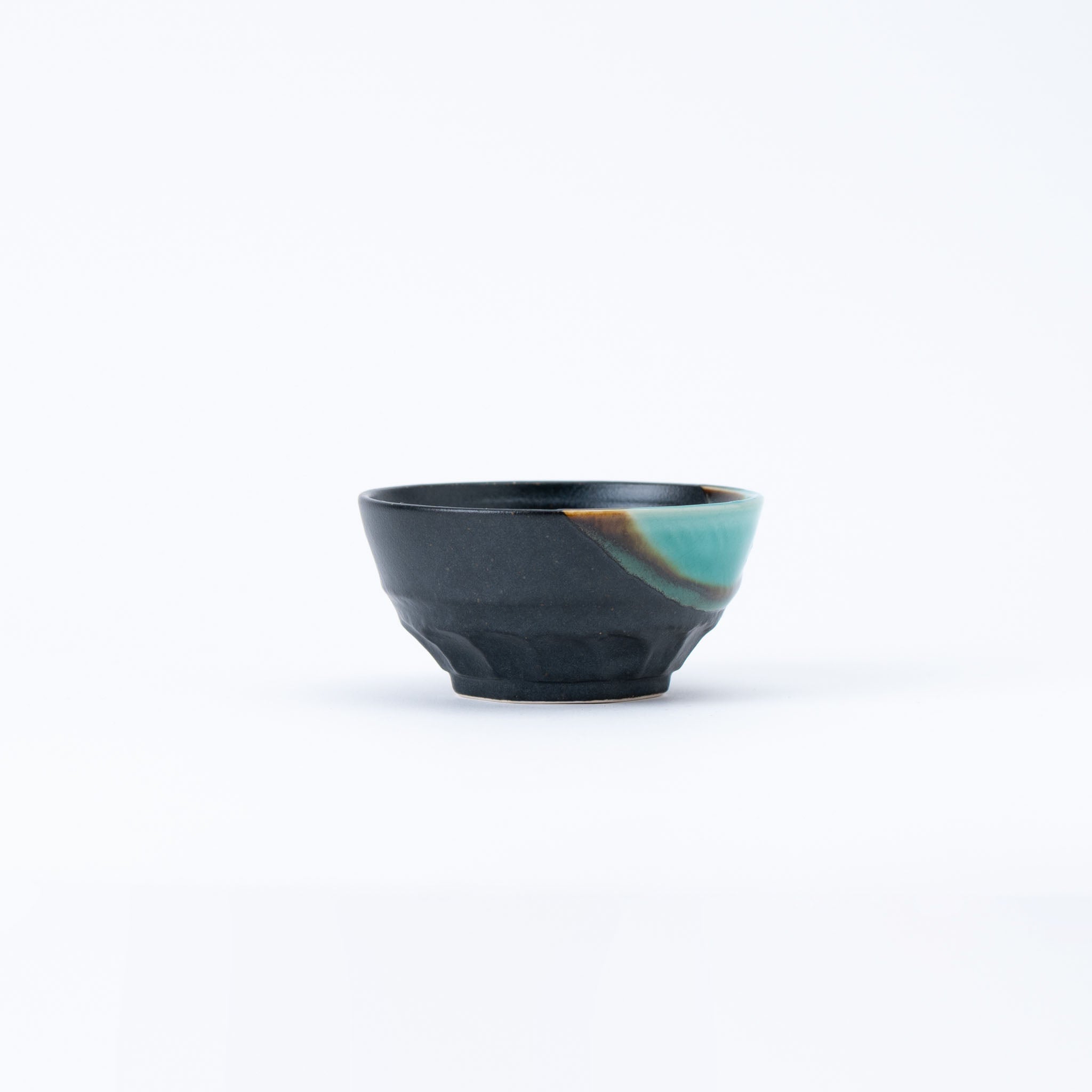 Emerald Edge Black Kobachi Small Bowl