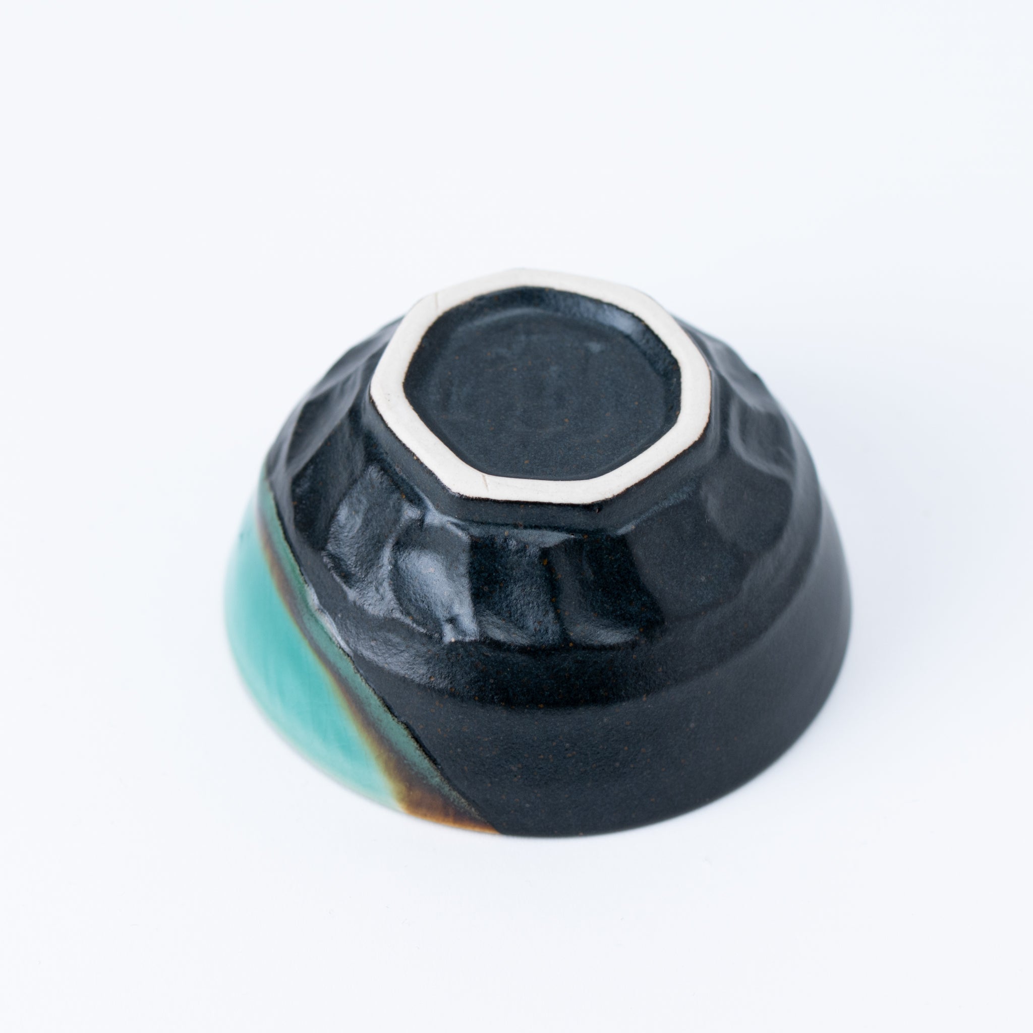 Emerald Edge Black Kobachi Small Bowl