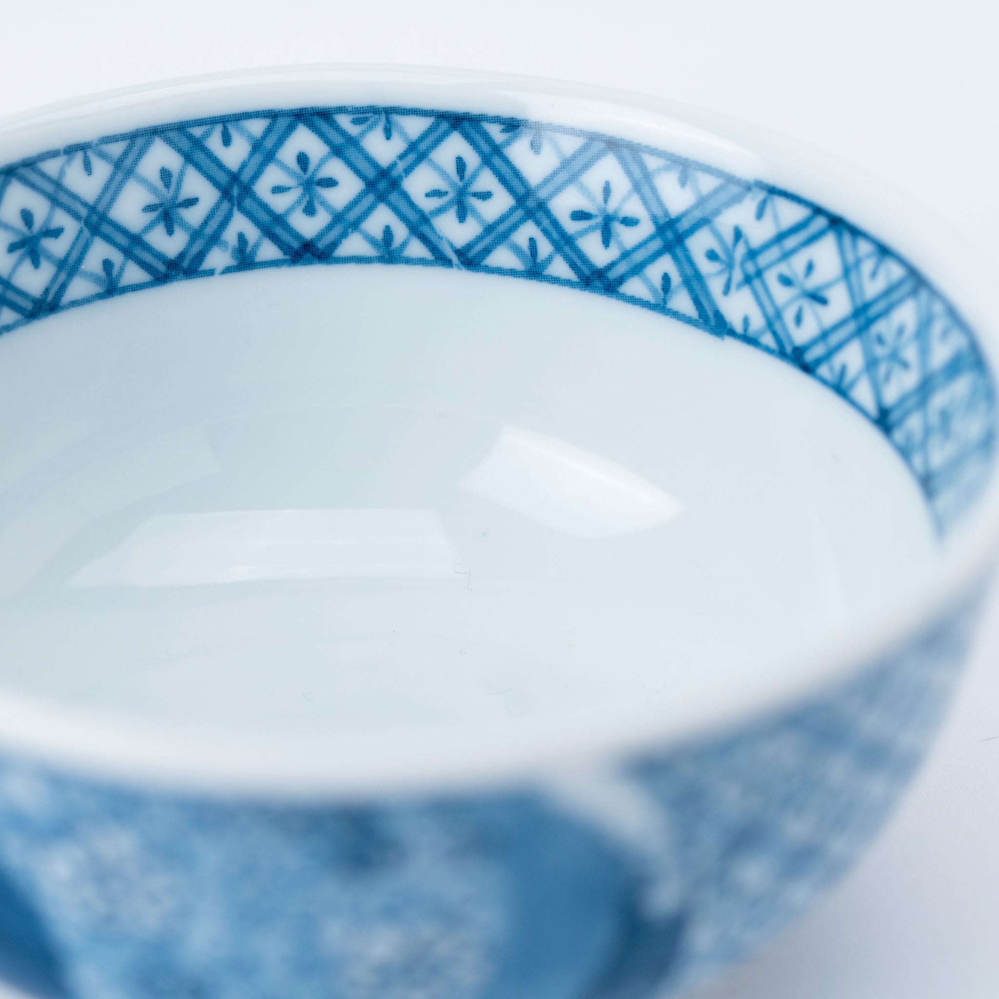 Patchwork Blue Rice Bowl