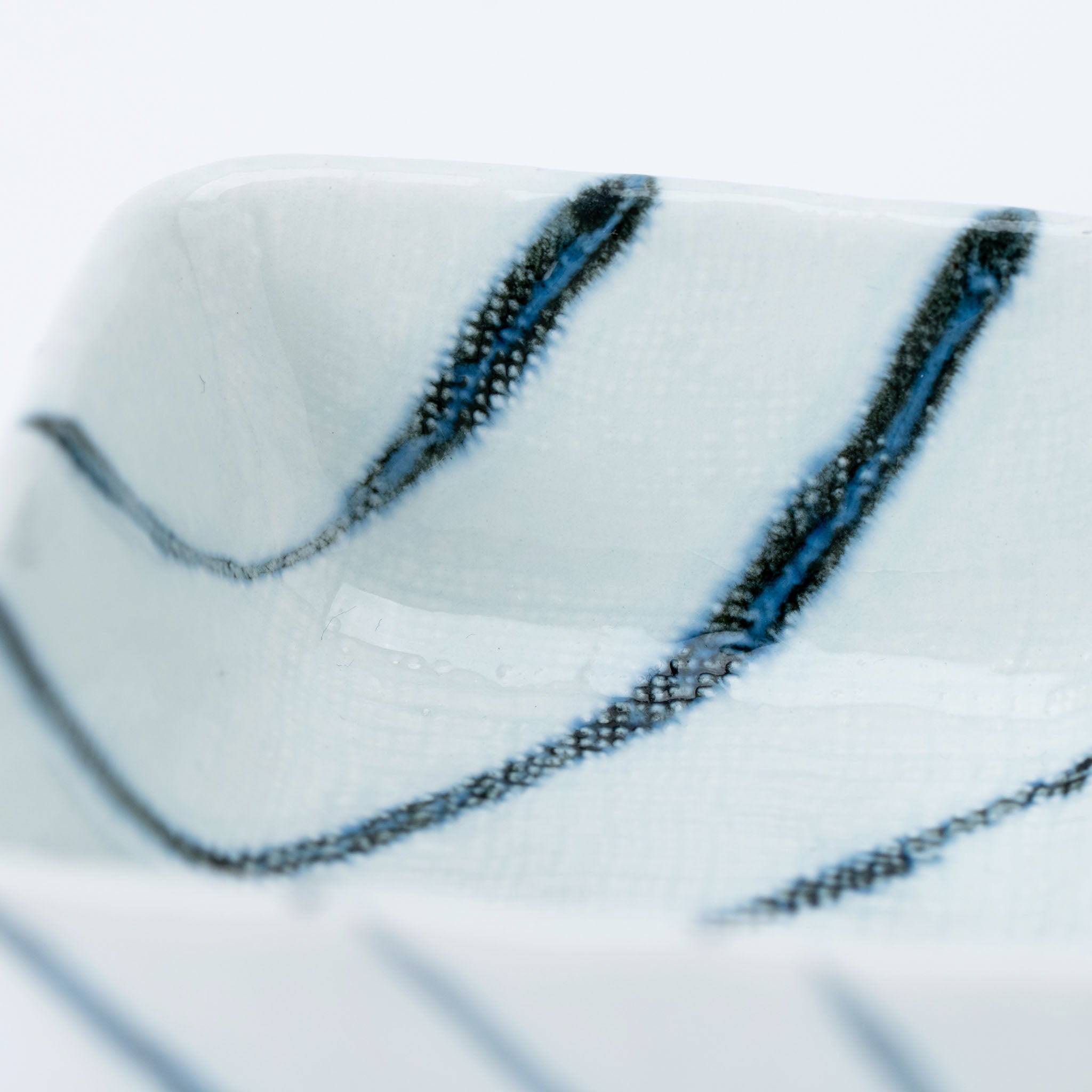 Blue Flow Square Kobachi Small Bowl