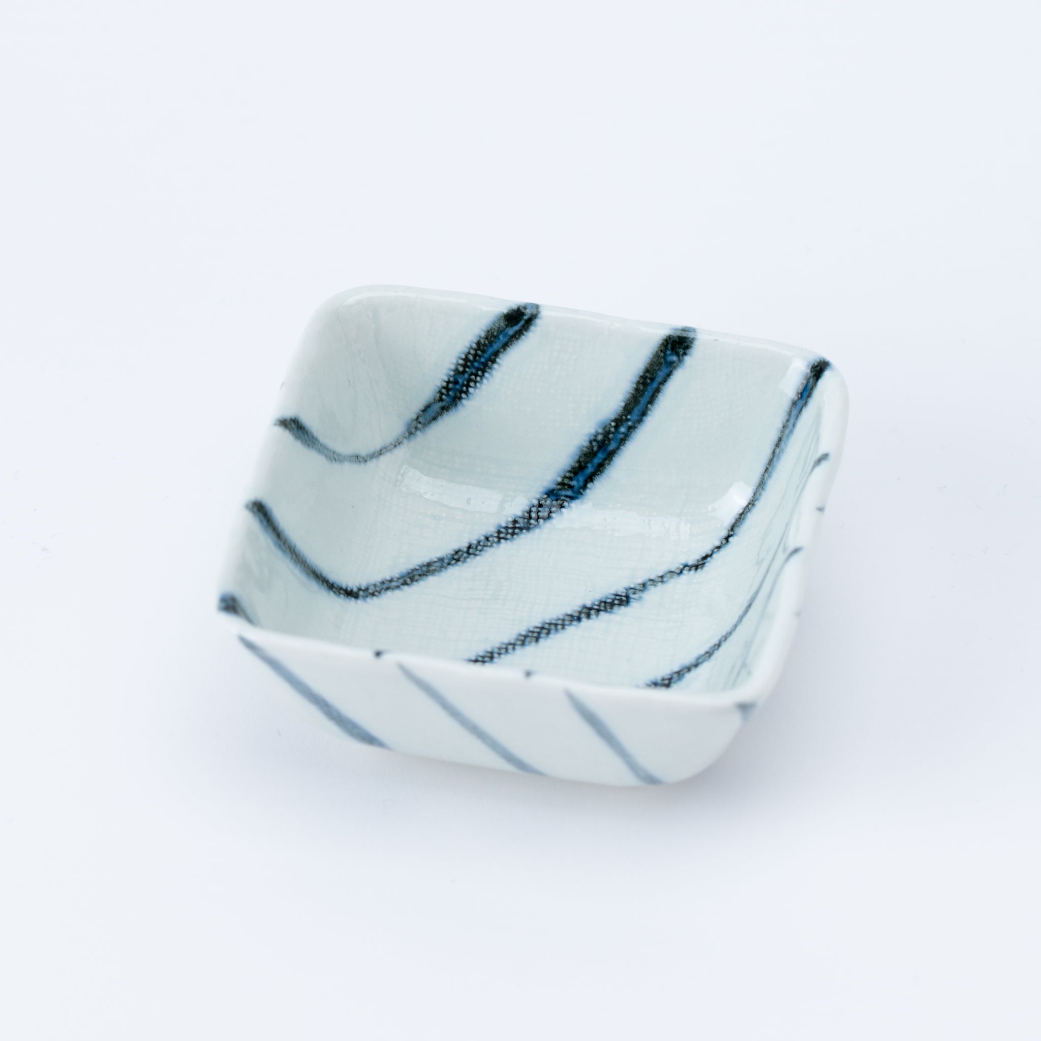 Blue Flow Square Kobachi Small Bowl