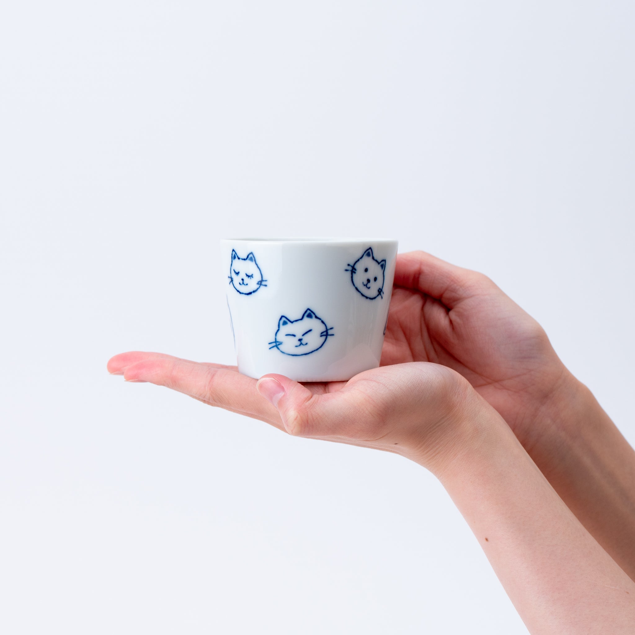 Neko Cat Face Soba Choko Cup