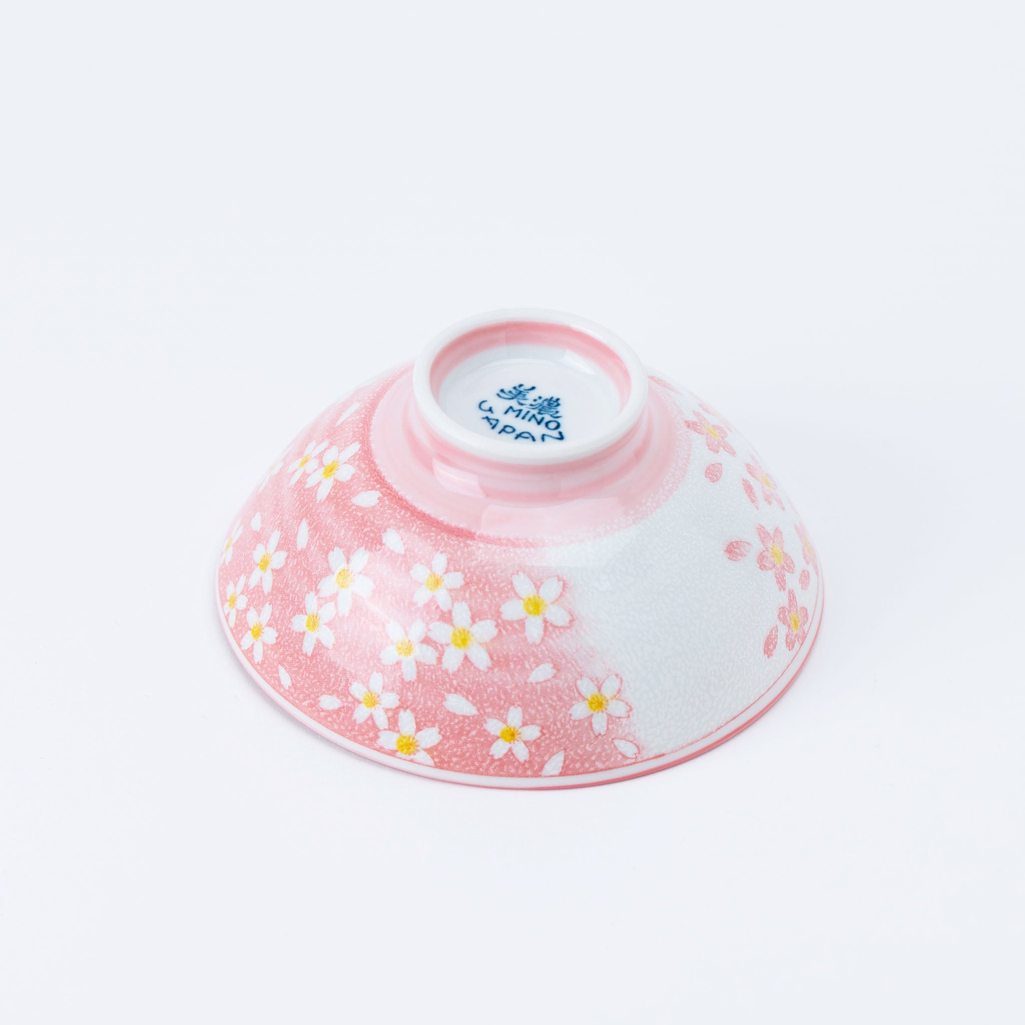Pink Flower Rice Bowl
