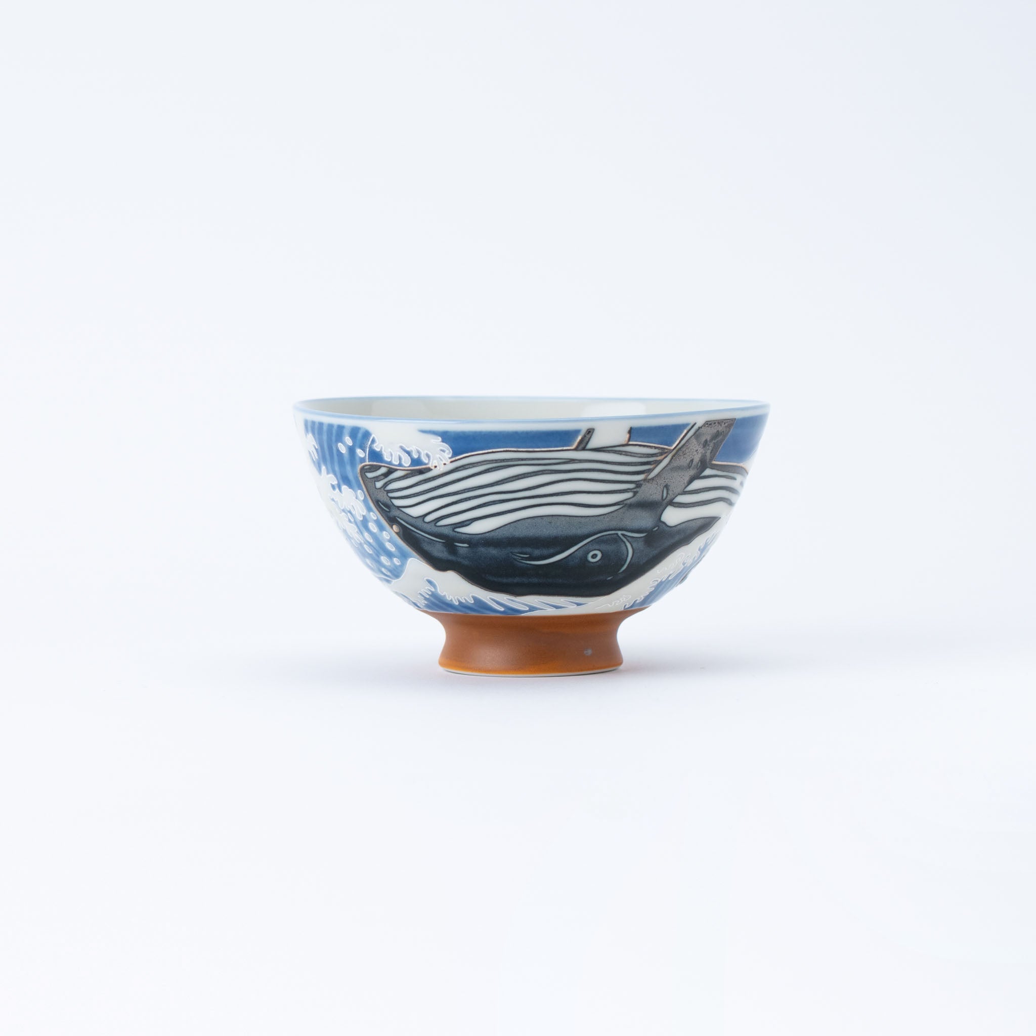 Horizon Whale Porcelain Rice Bowl