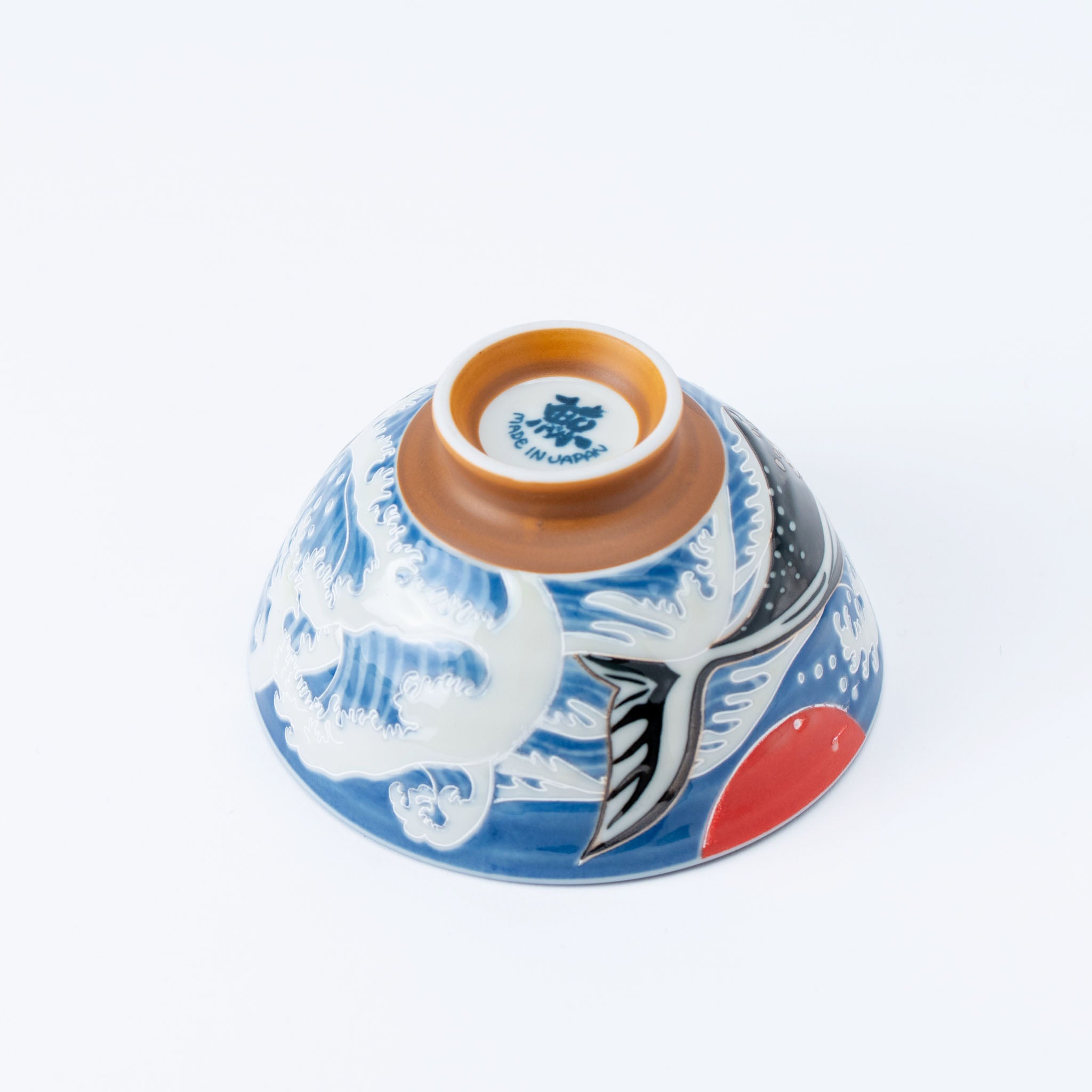 Horizon Whale Porcelain Rice Bowl