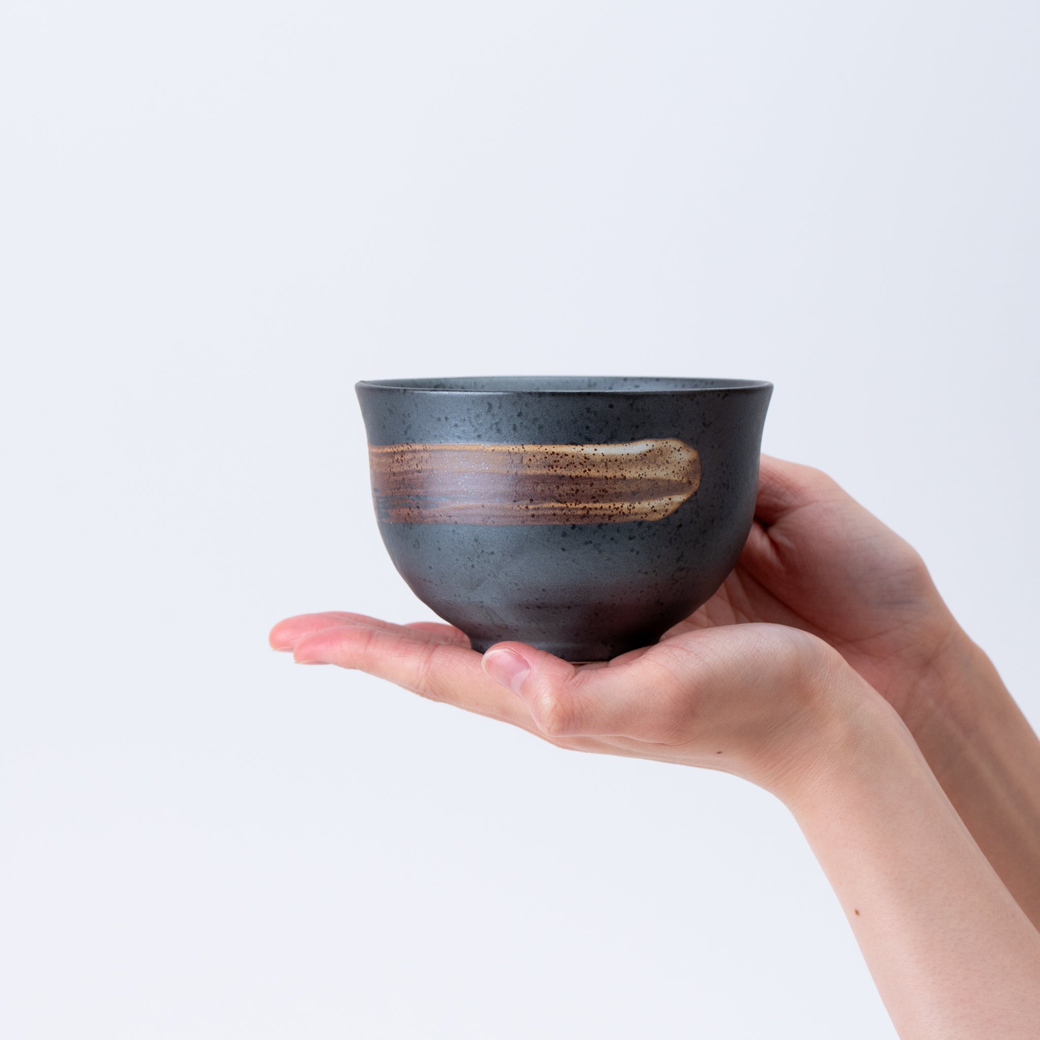 Brushstroke Black Medium Bowl
