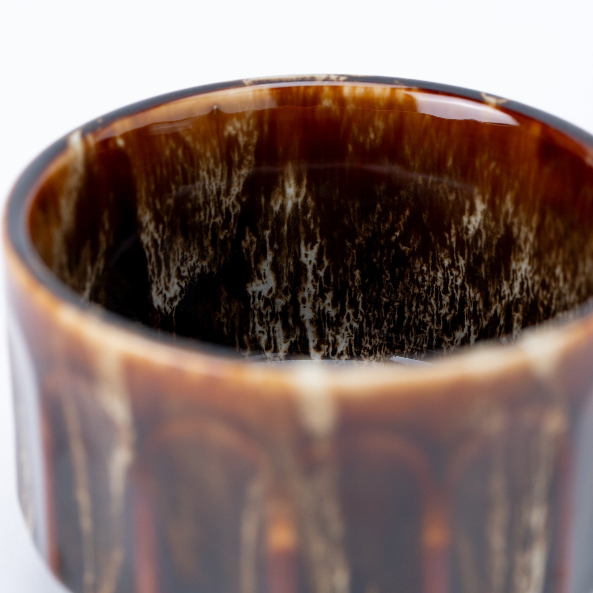 Deep Amber Matcha Bowl