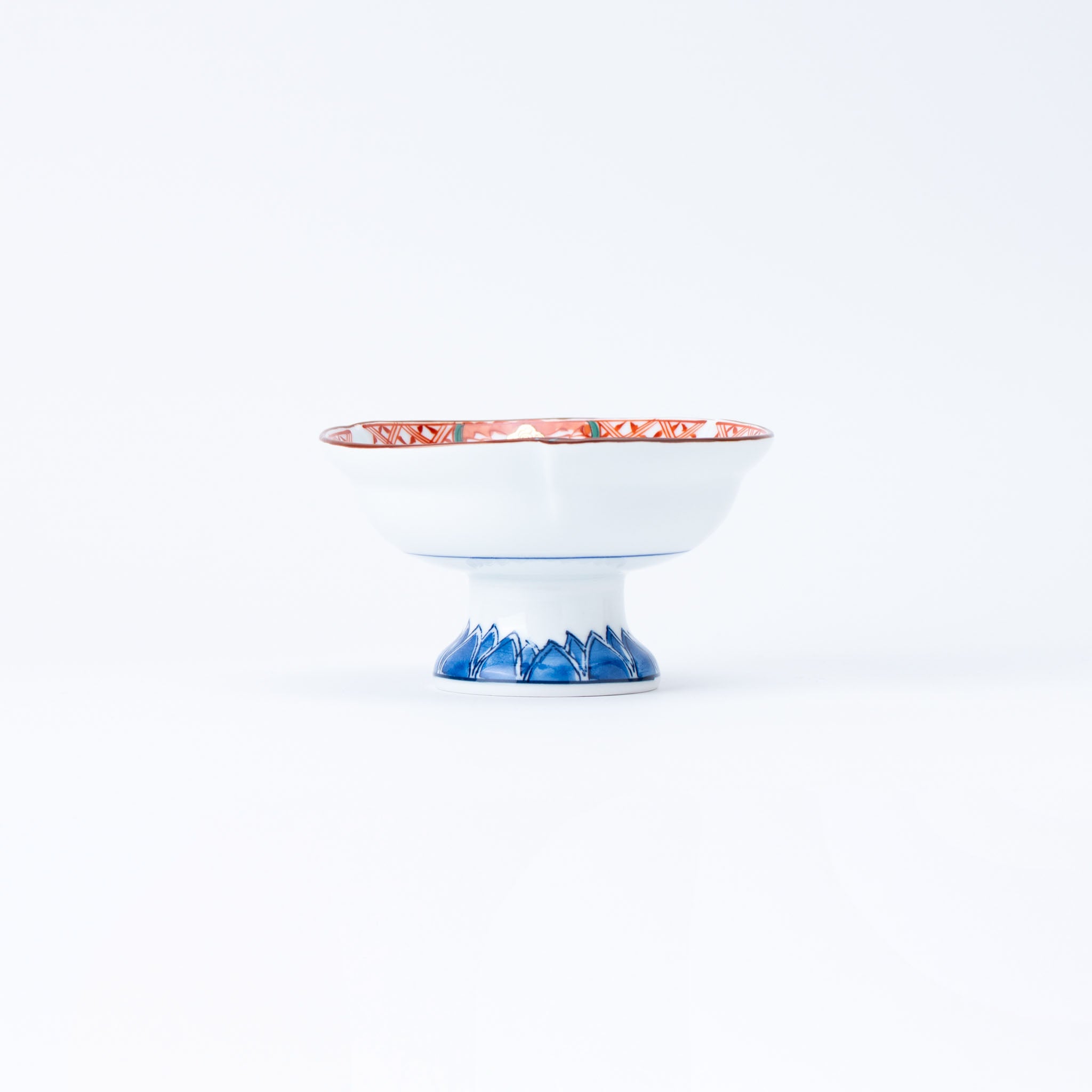 Blue Footed Pedestal Bowl