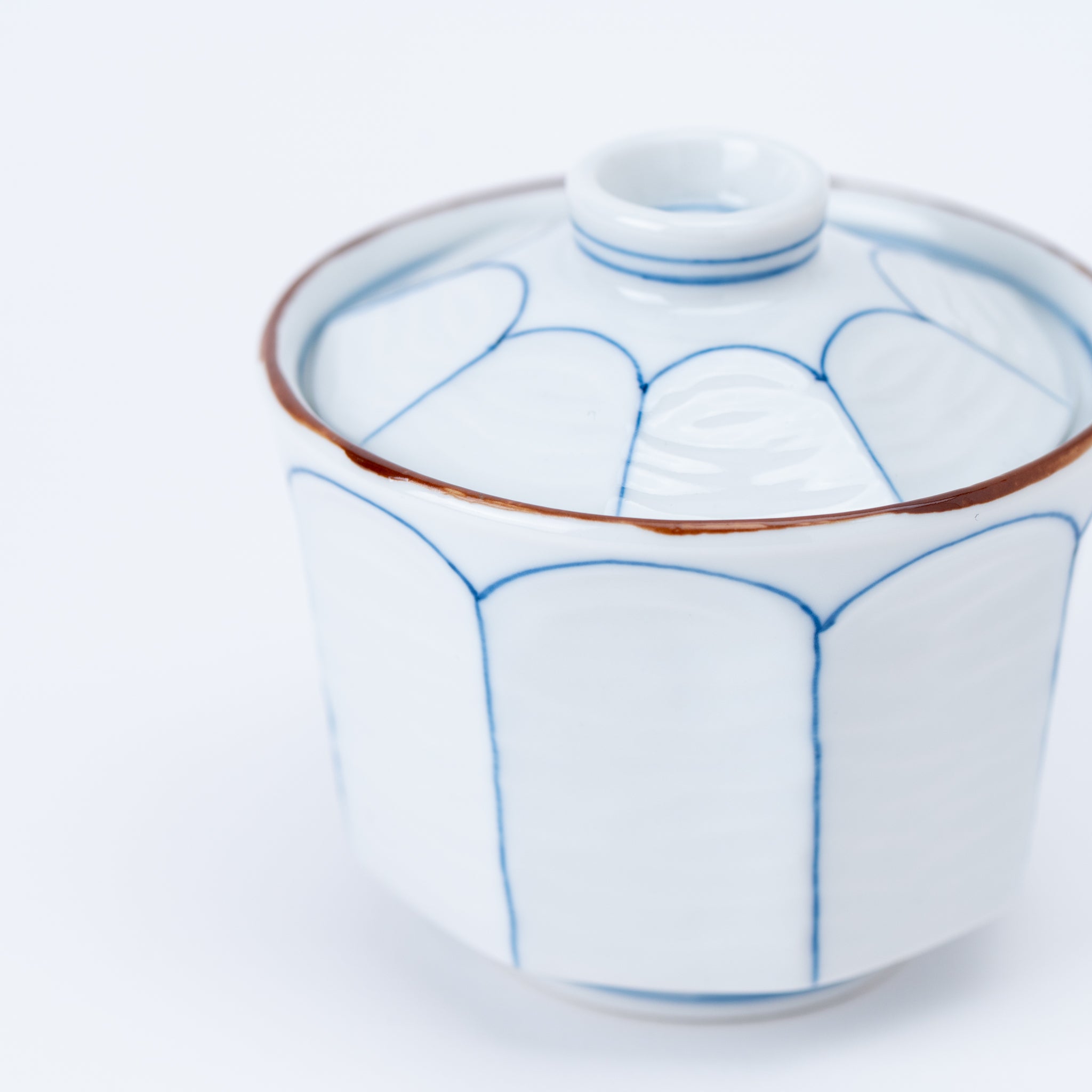 Stripe Lidded Steamed Bowl