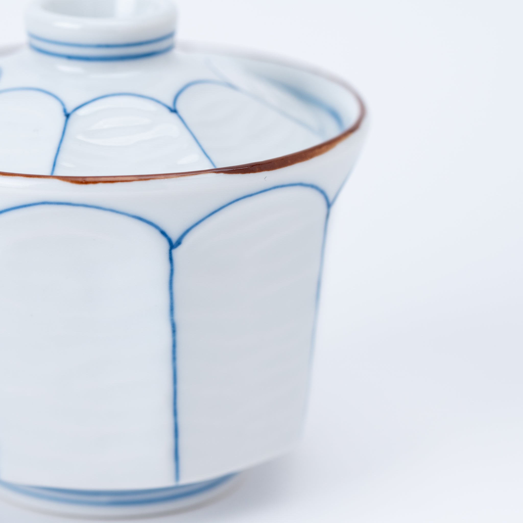 Stripe Lidded Steamed Bowl