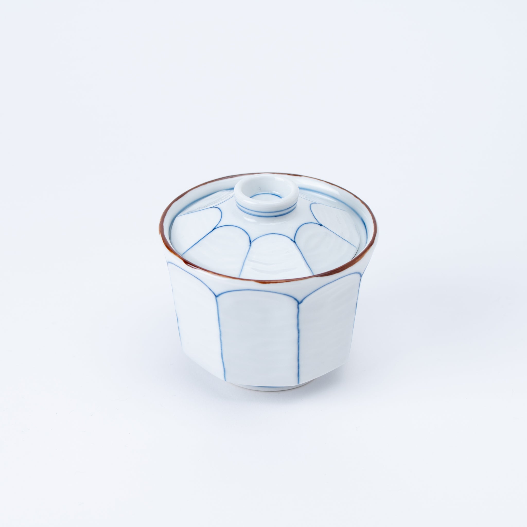 Stripe Lidded Steamed Bowl