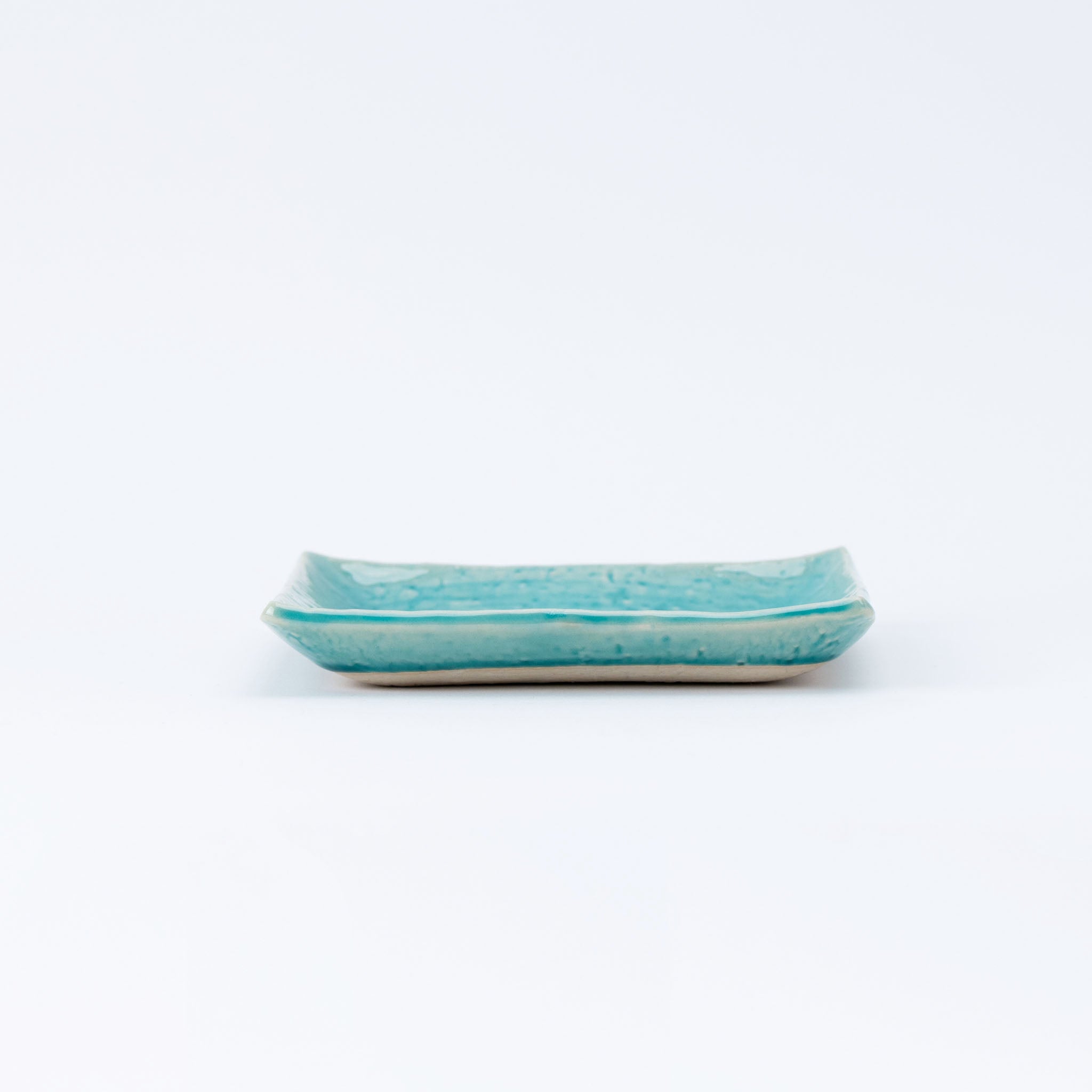 Turquoise Square Plate