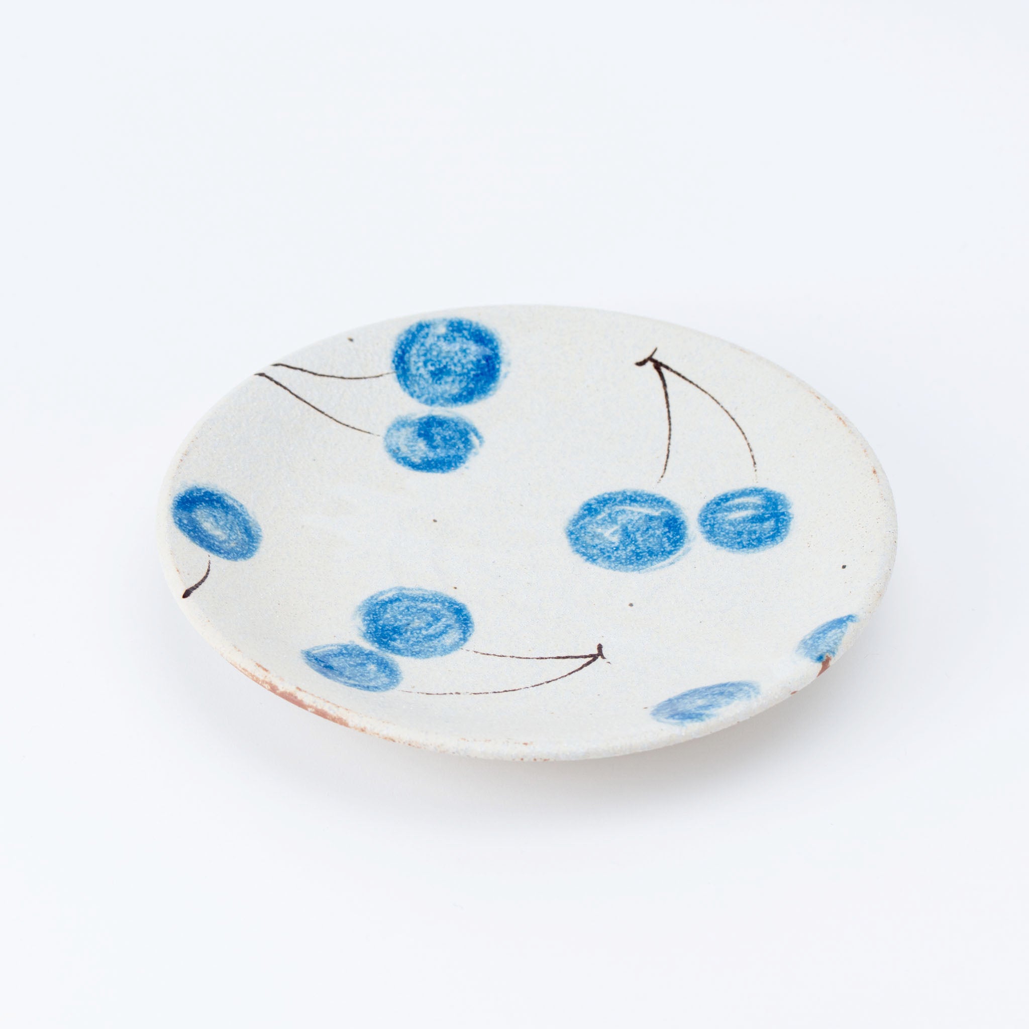 Blue Cherry Plate