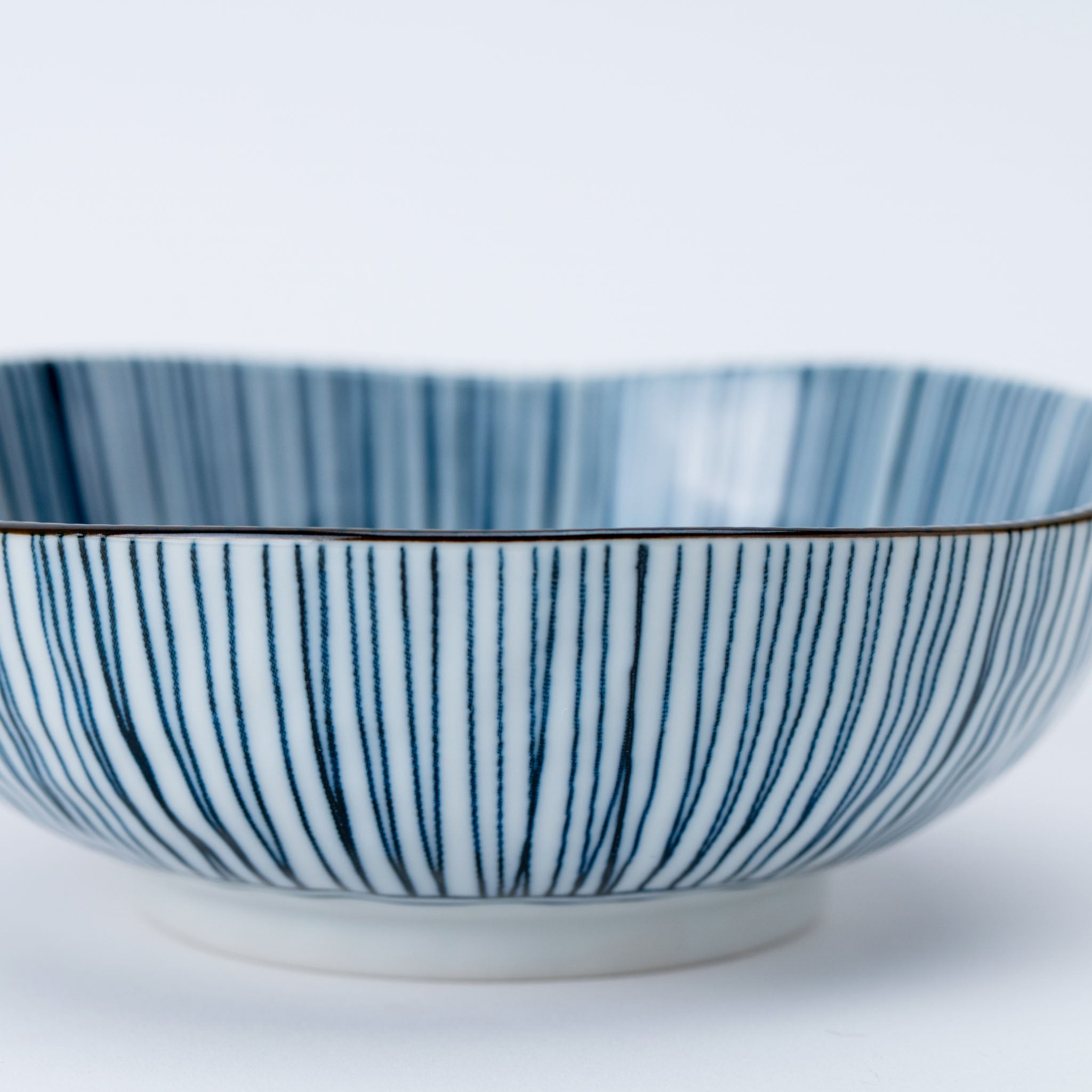 Tokusa Blue Stripe Bowl