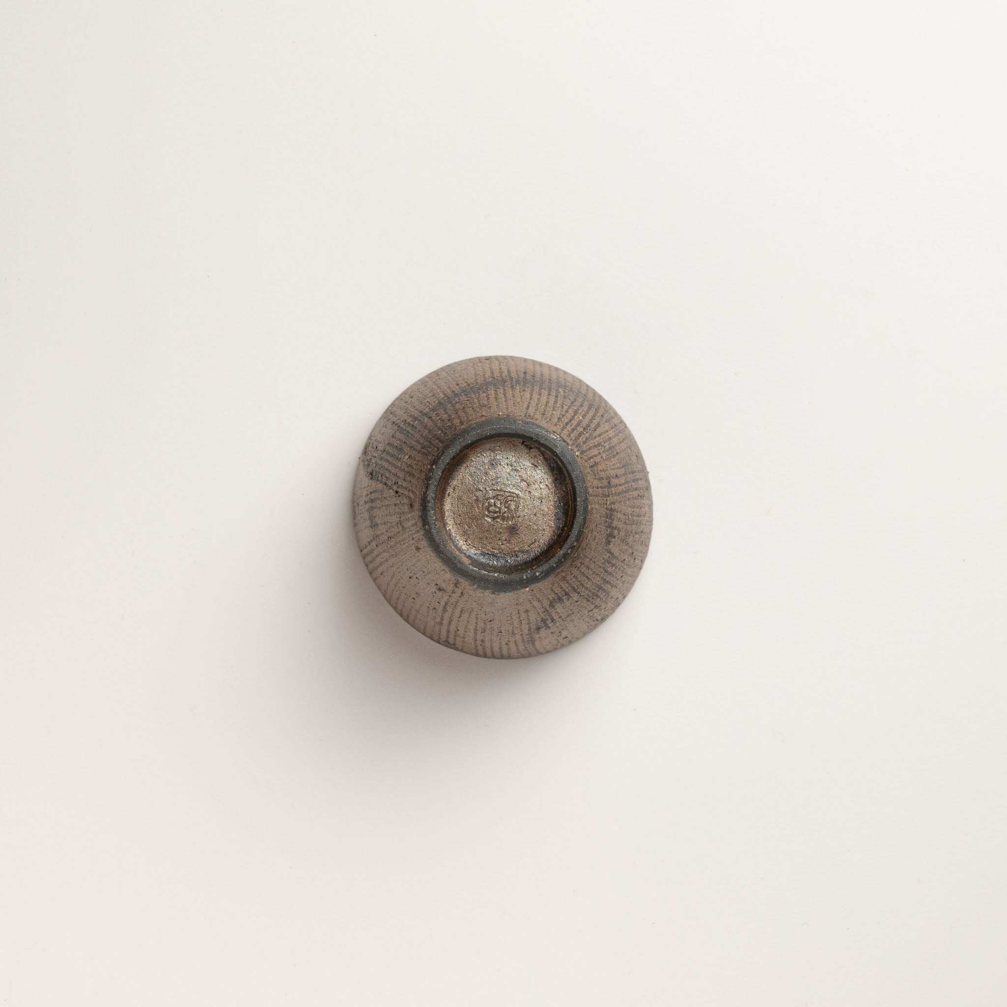 Handcrafted Shigaraki Ware Iron Rust Yunomi Teacup