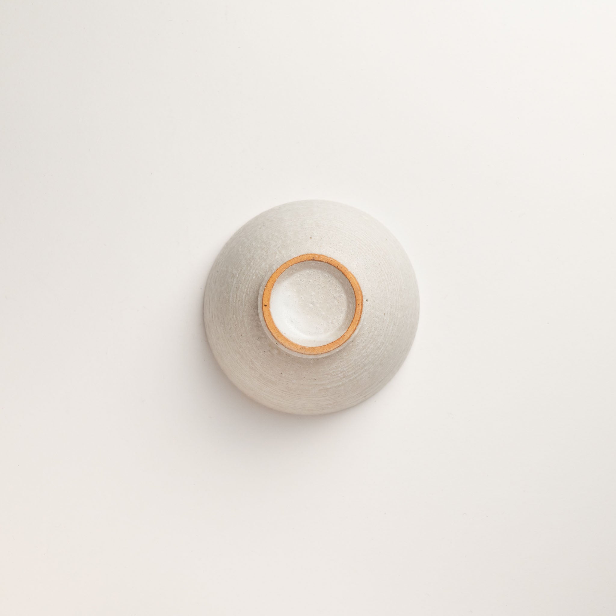 White Combed Rice Bowl