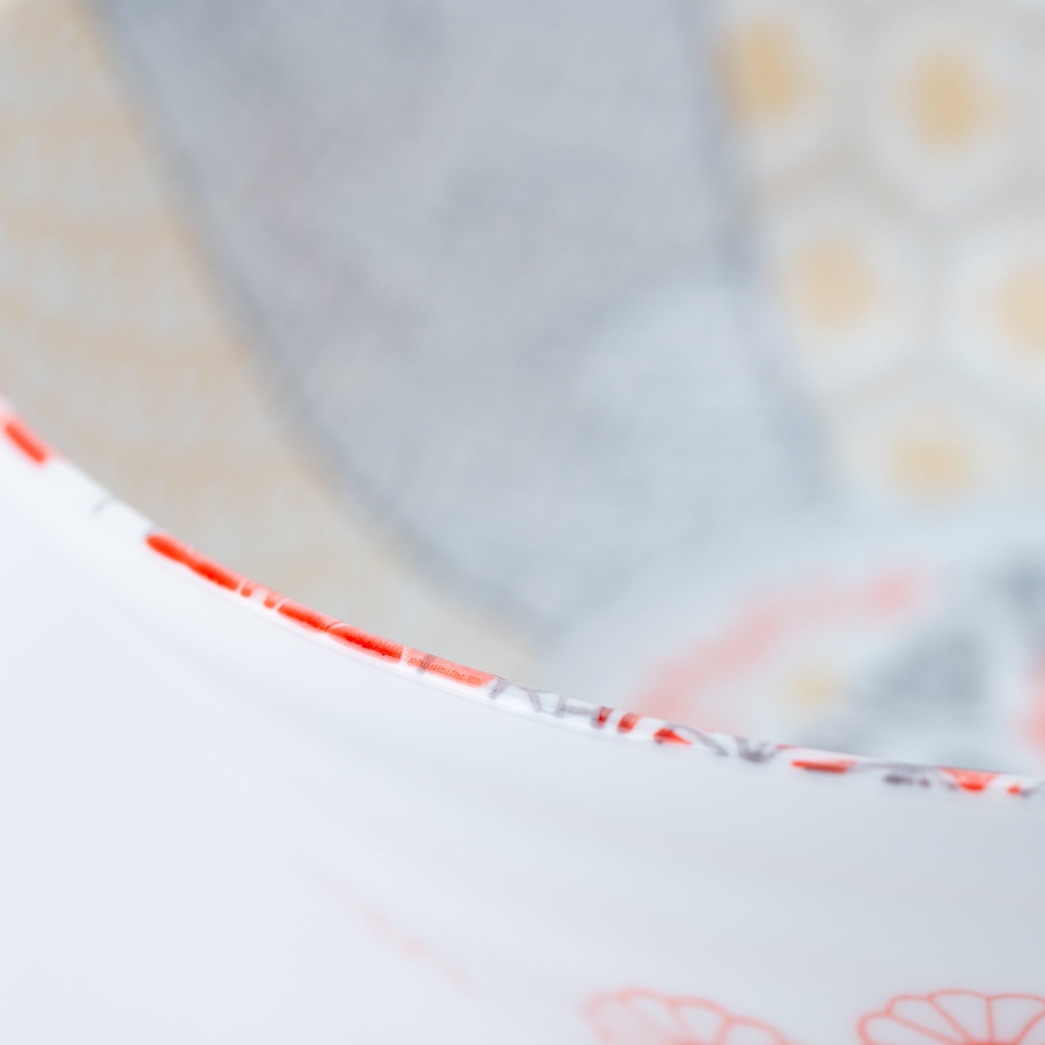 Pink Flower Petal Donburi Bowl