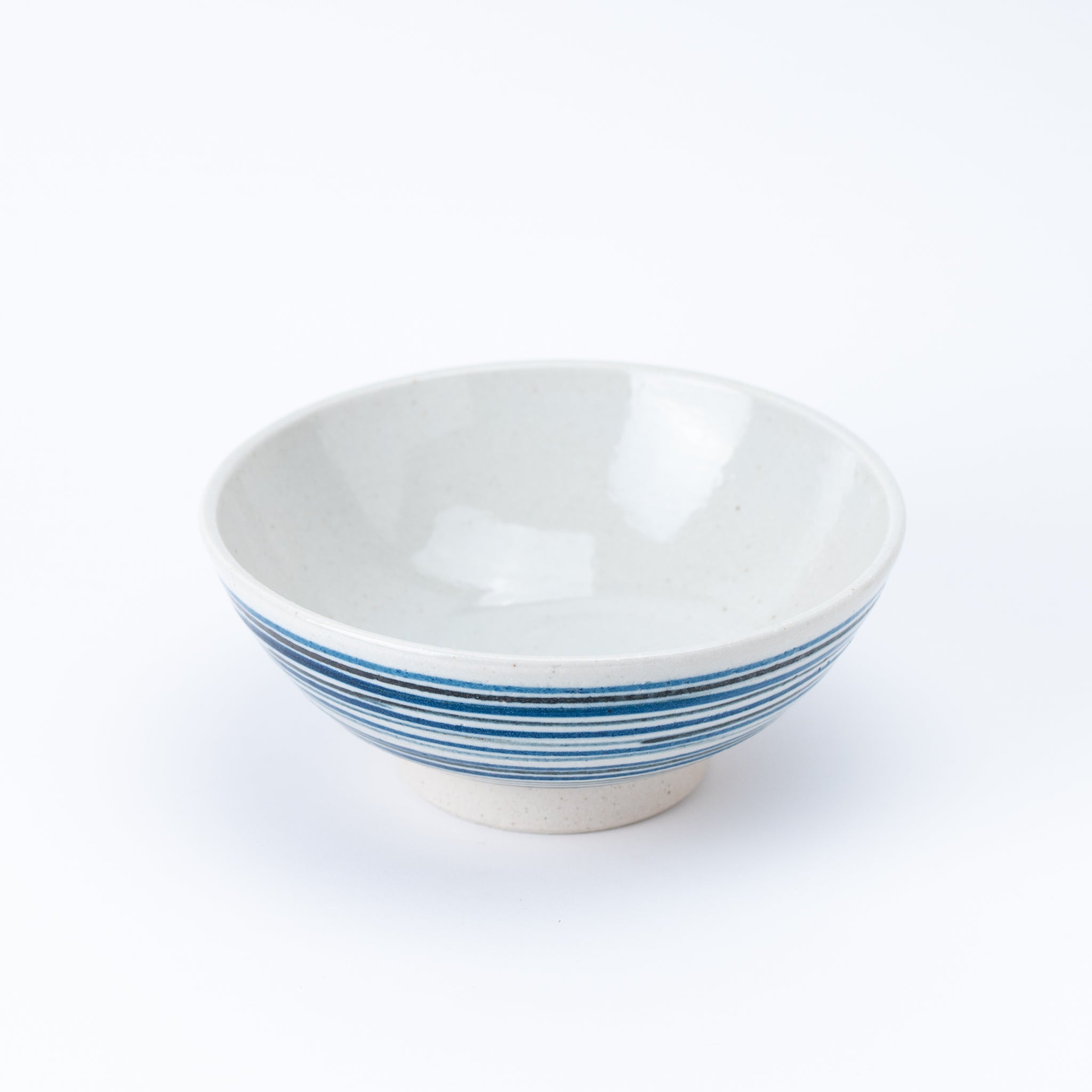 Blue Striped Donburi Bowl