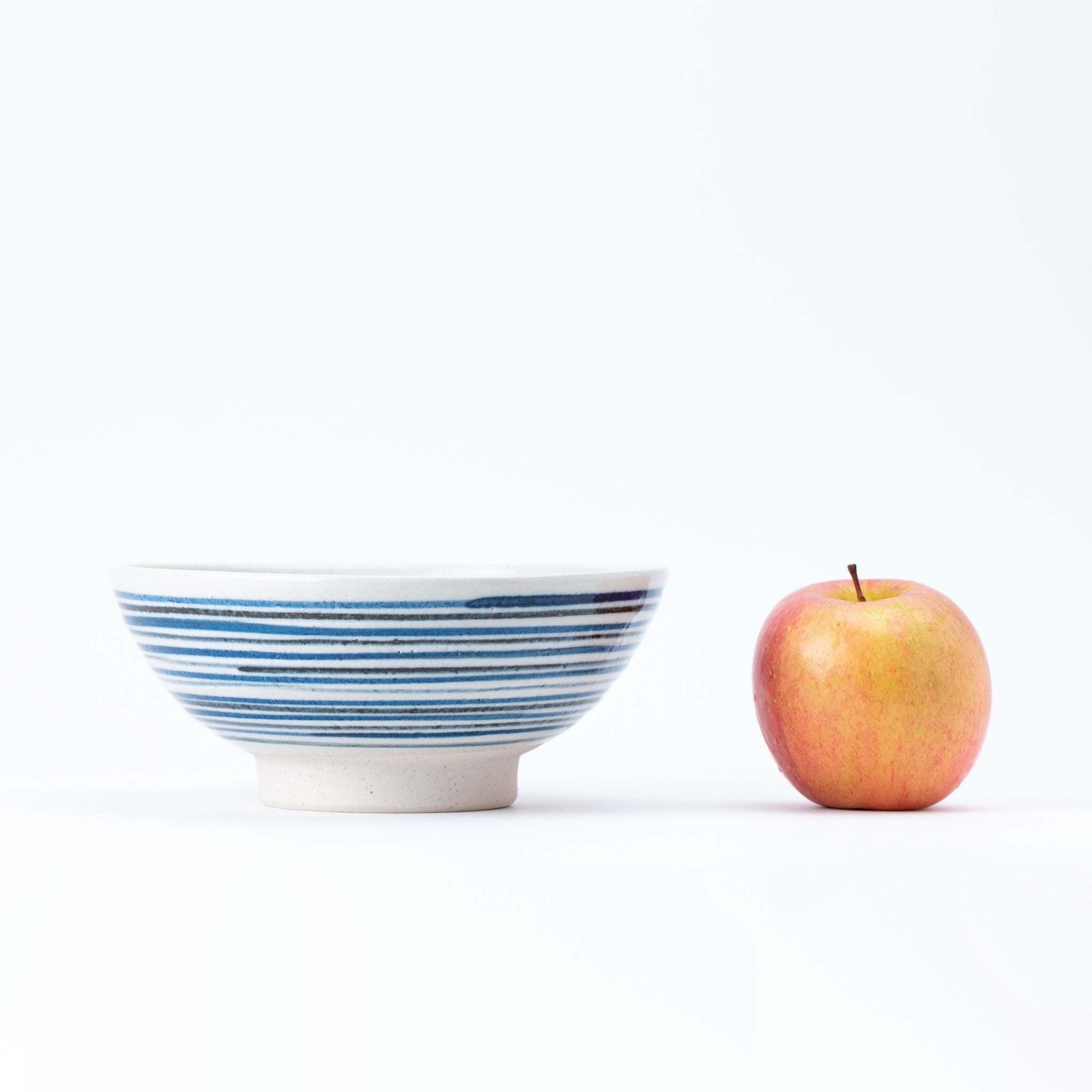Blue Striped Donburi Bowl