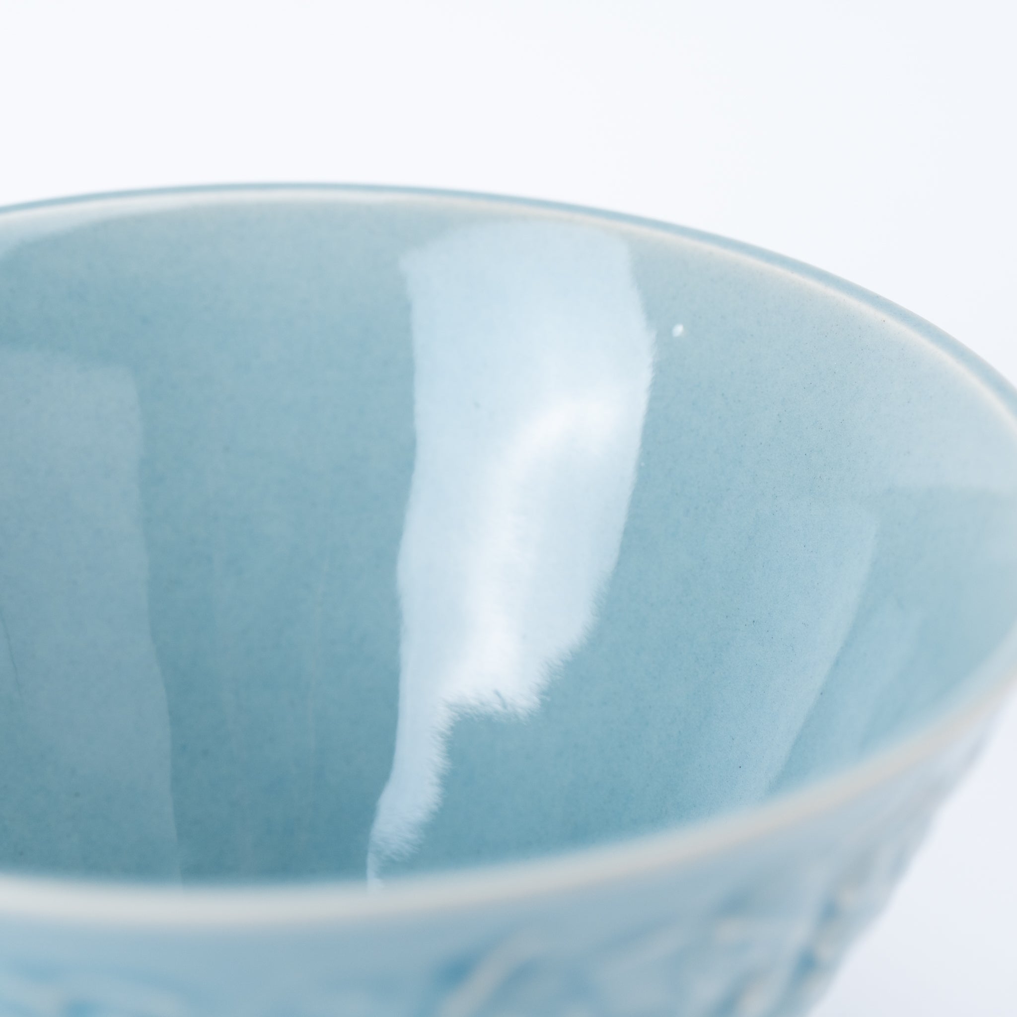 Grape and Leaves Blue Bowl