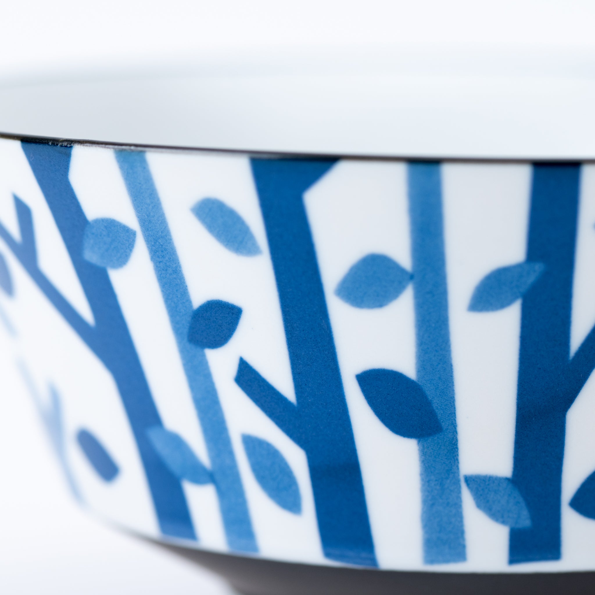 Blue Tree Branch Donburi Bowl