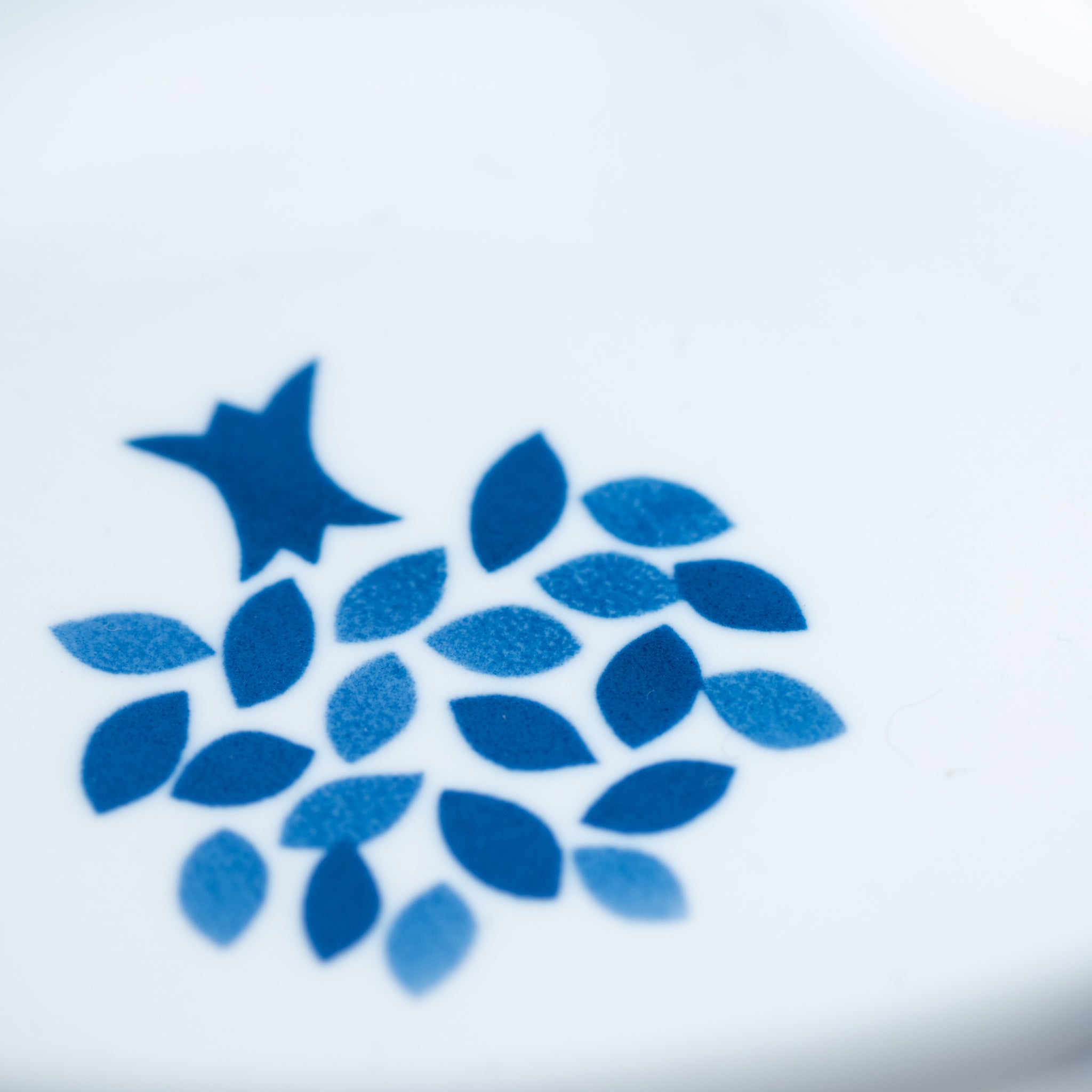 Blue Tree Branch Donburi Bowl