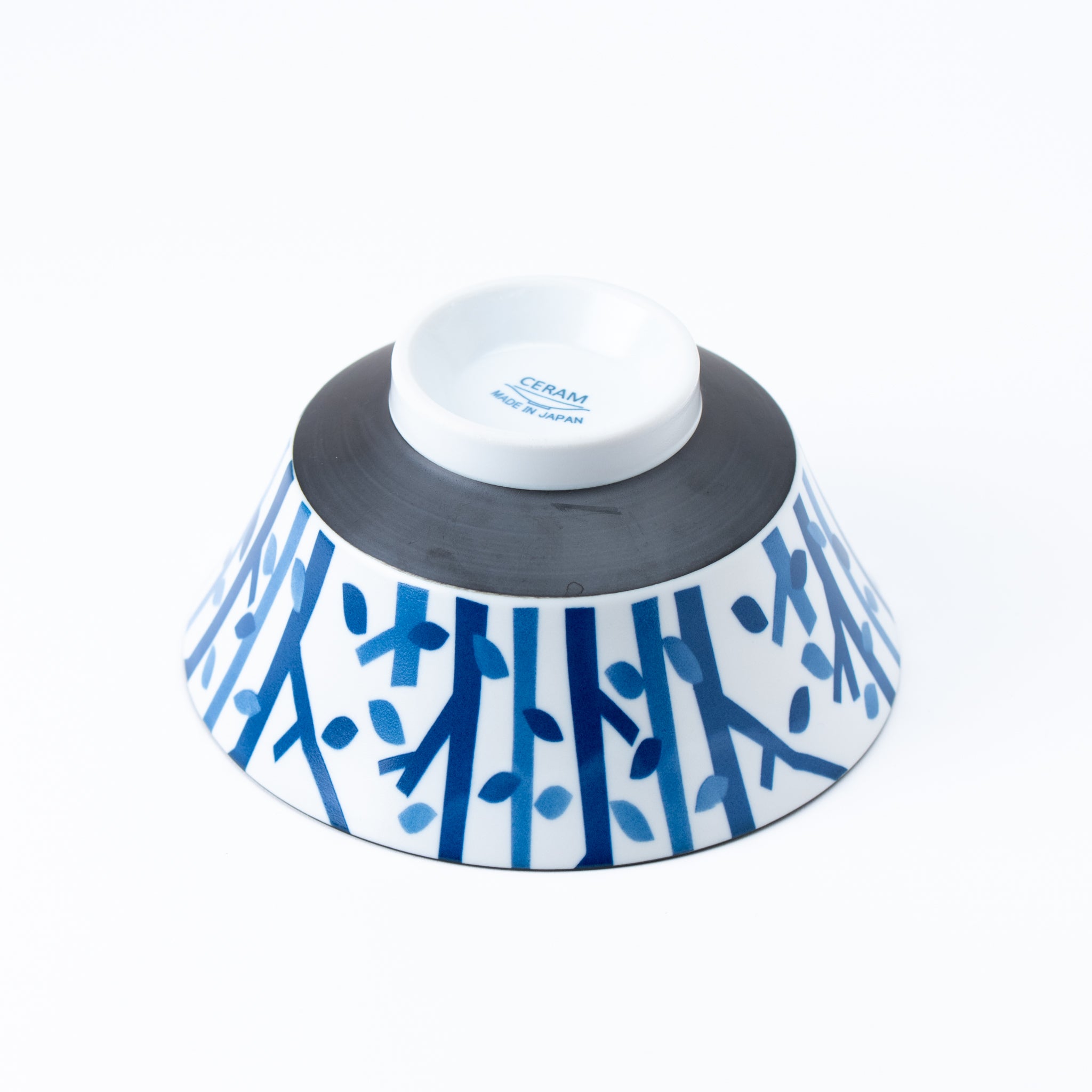 Blue Tree Branch Donburi Bowl