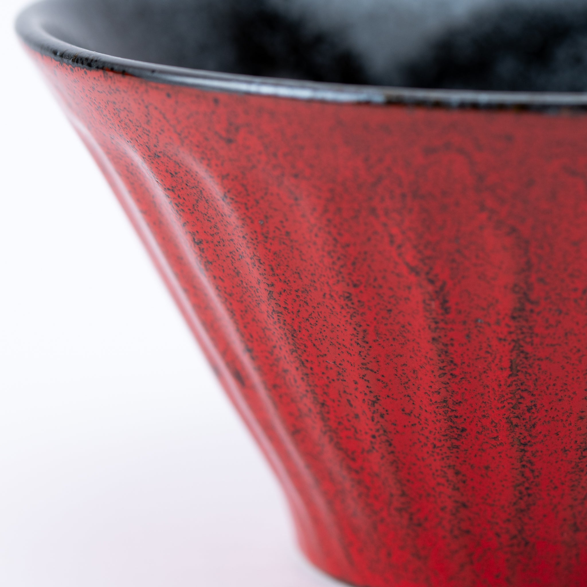 Crimson and Black Flare Ramen Bowl