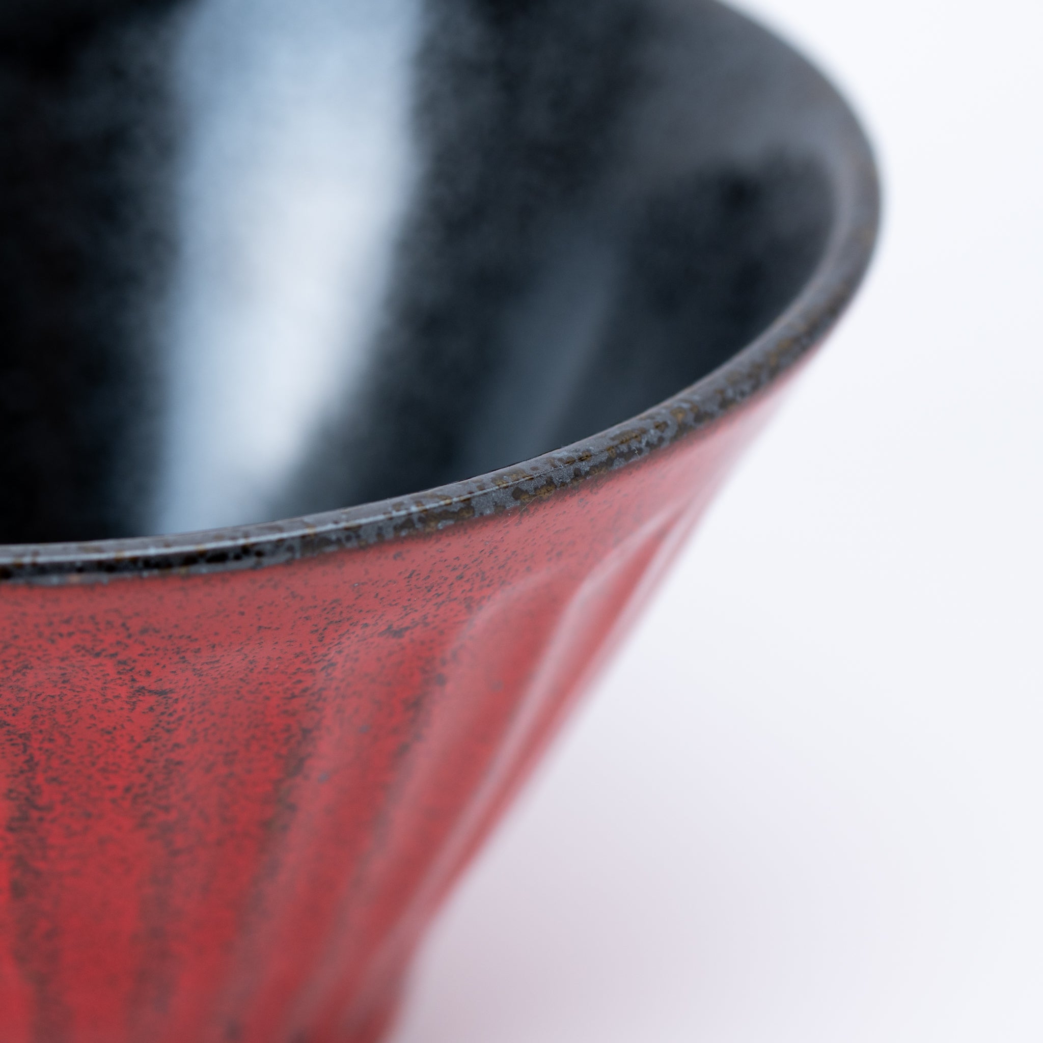 Crimson and Black Flare Ramen Bowl