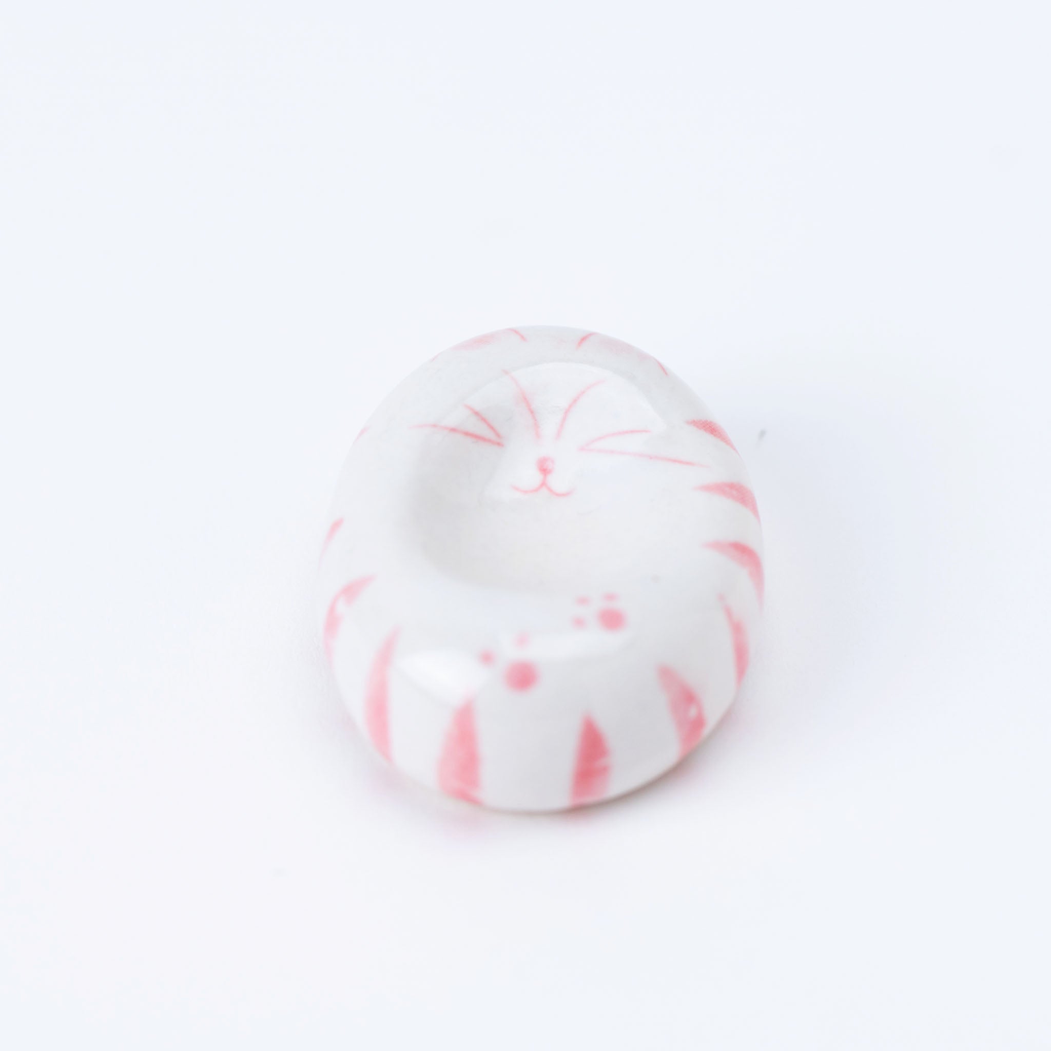 Pink Napping Cat Chopstick Rest