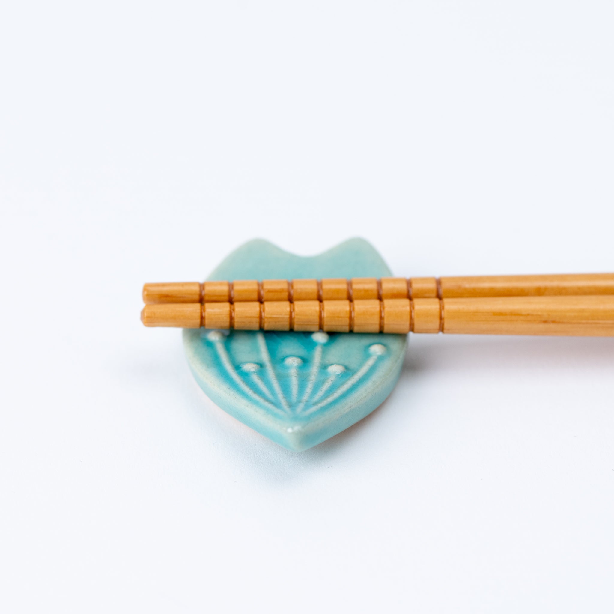 Turquoise Petal Chopstick Rest