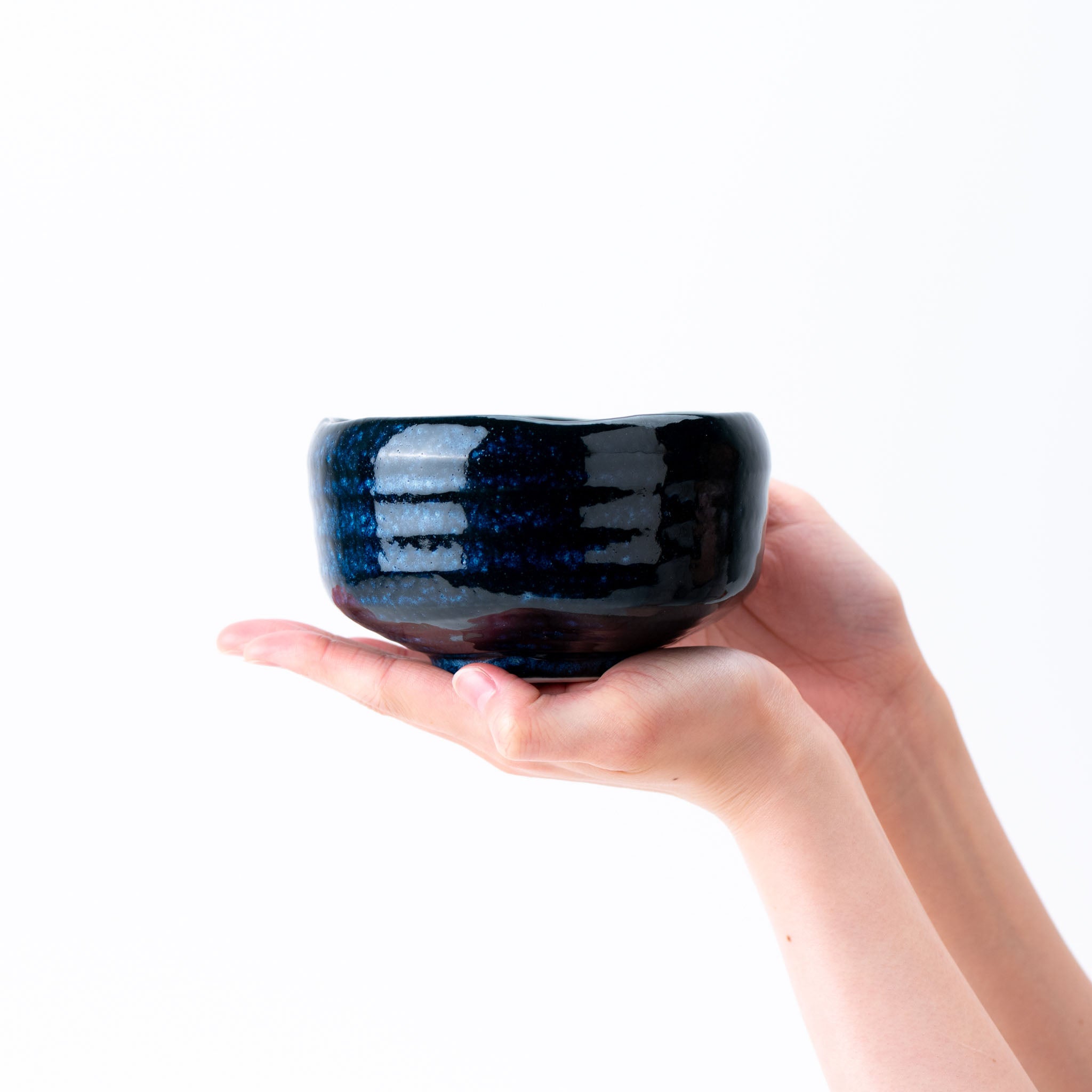 Tokoname Matcha Bowl – Indigo Flow
