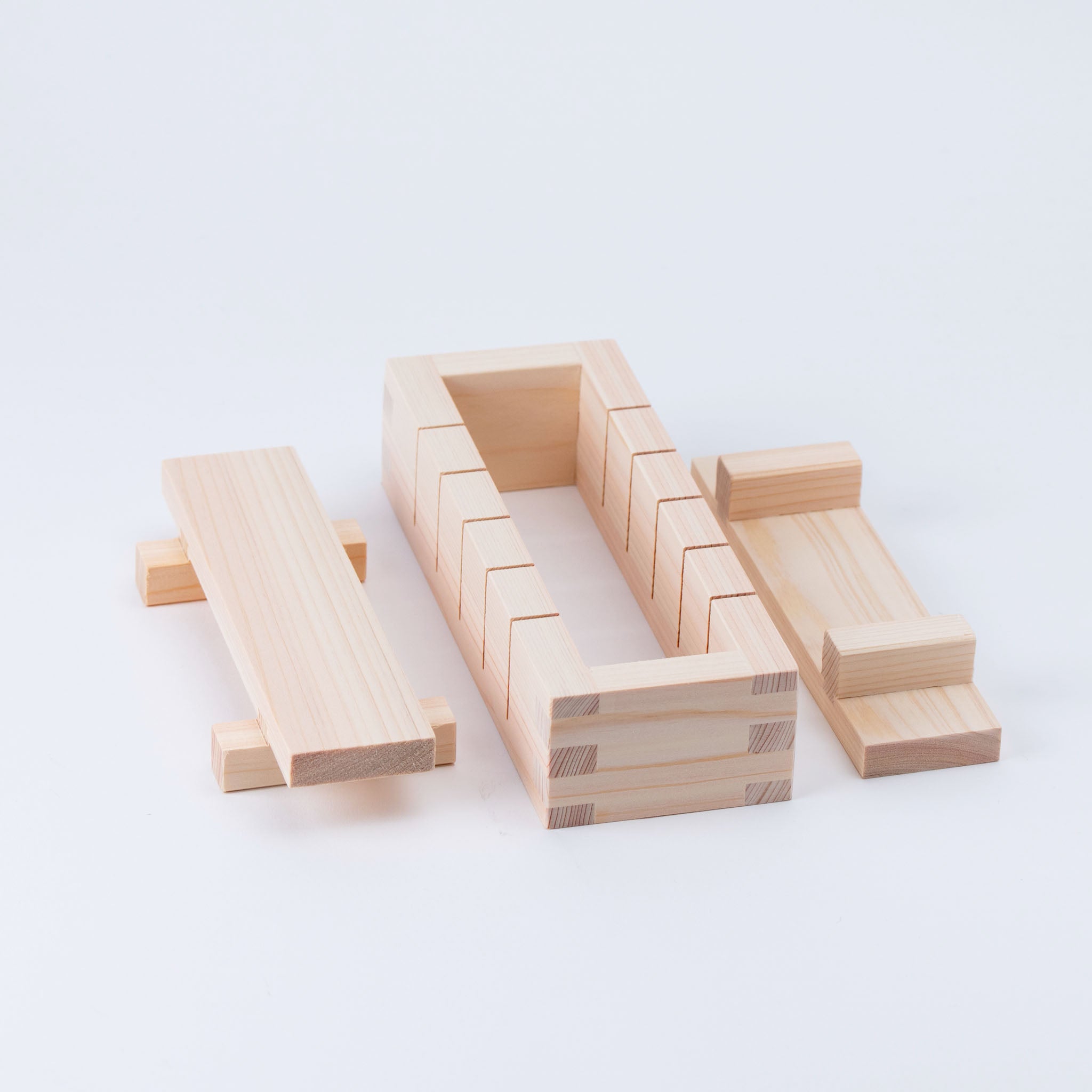 Hinoki Oshizushi Press — Rectangular Type