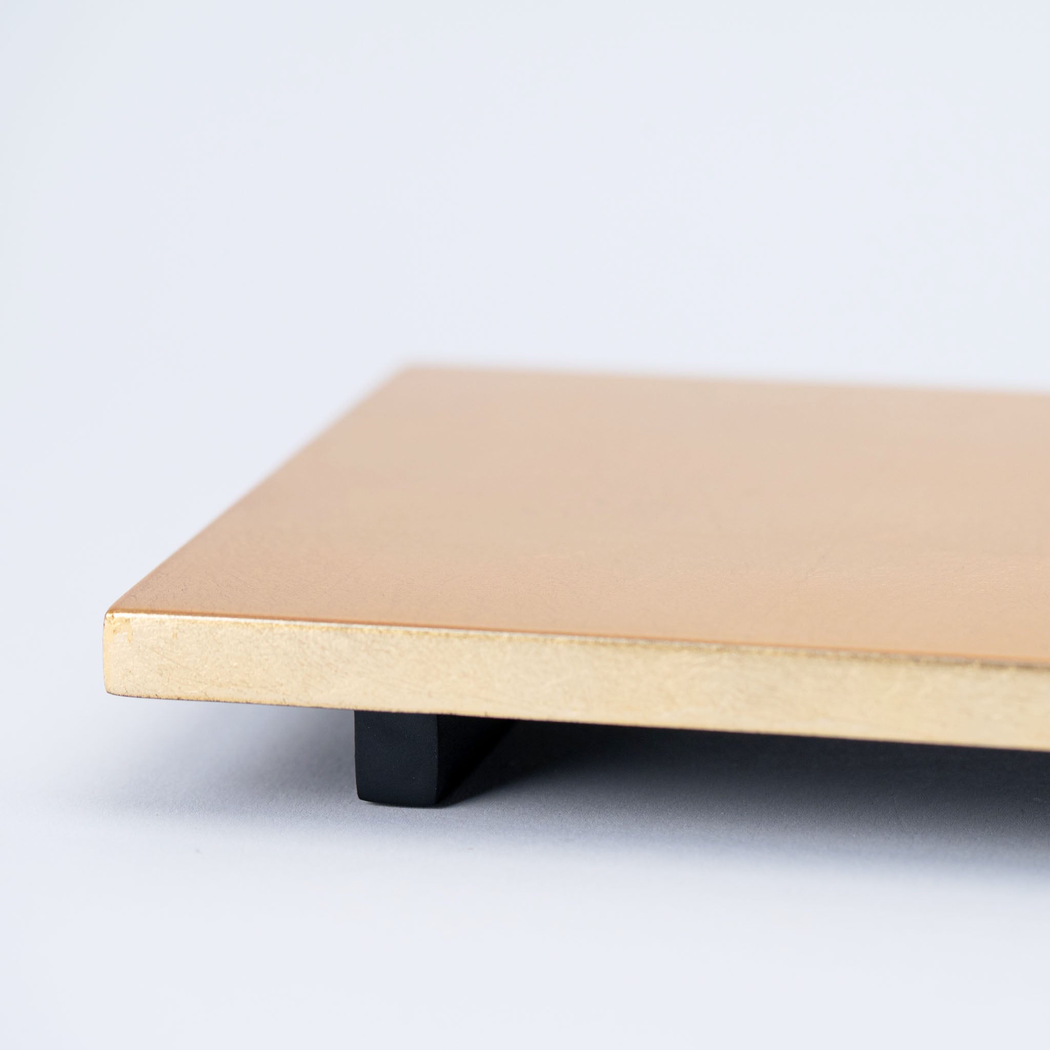 Gold Leaf Finish Sushi Plate