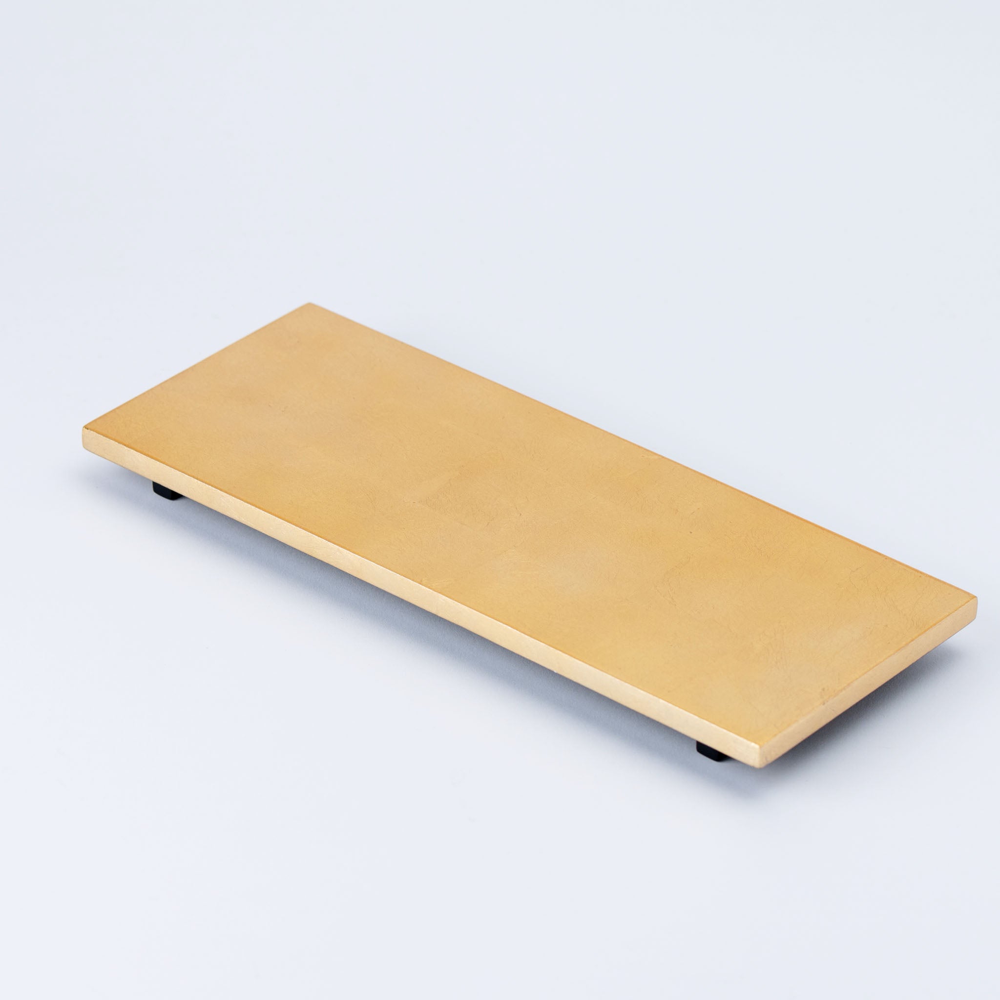 Gold Leaf Finish Sushi Plate