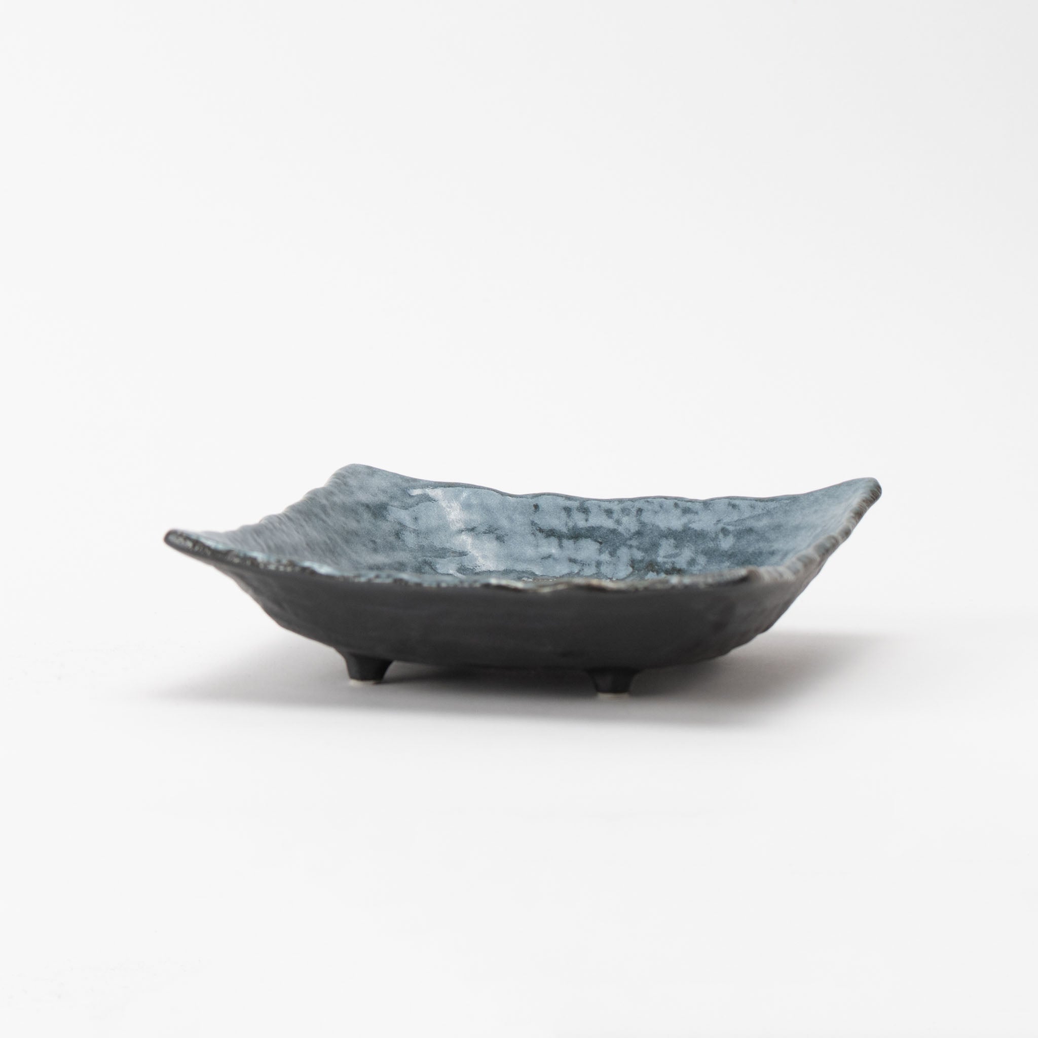 Black Shino Four-Legged Multi-Purpose Bowl