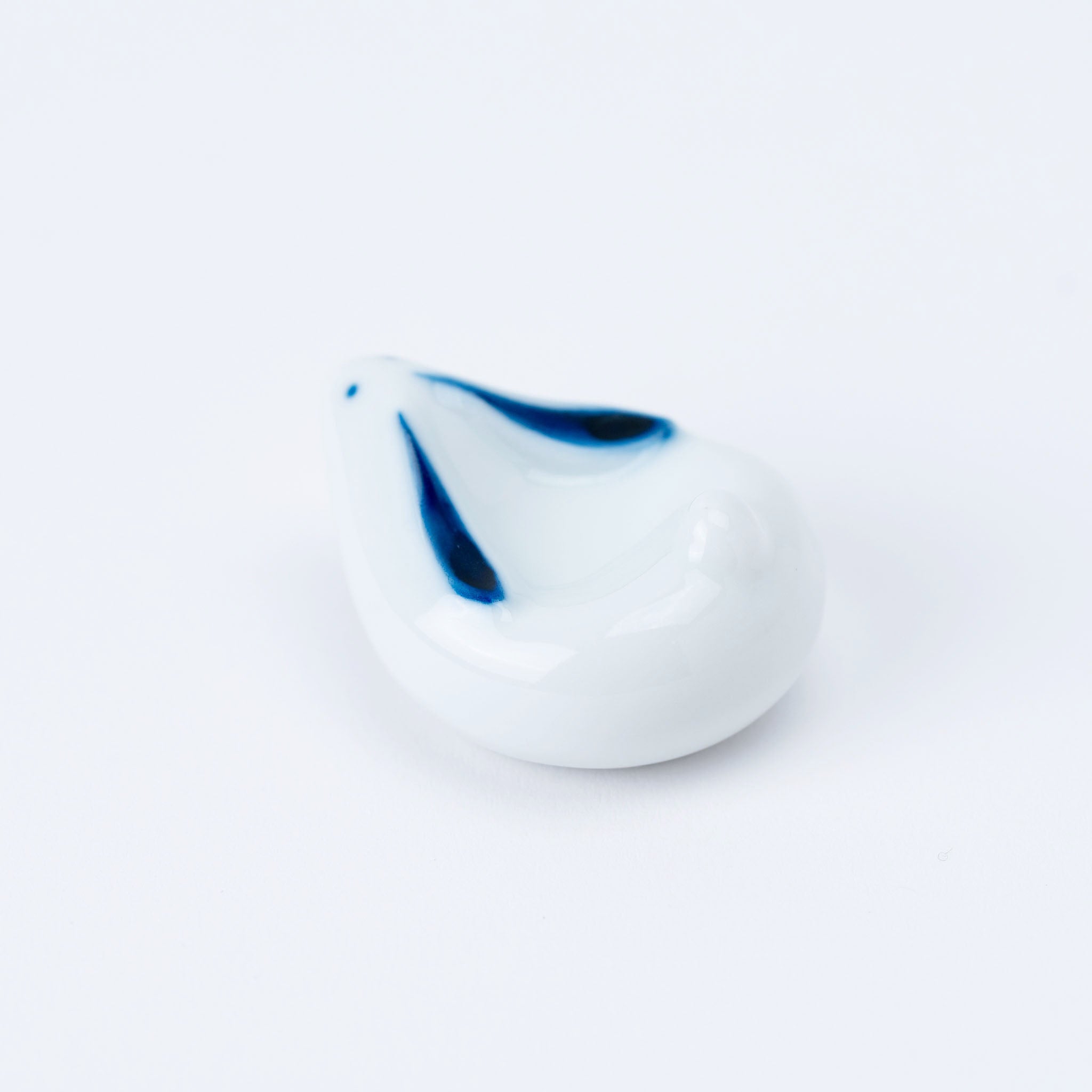 Fortune Rabbit Blue Chopstick Rest
