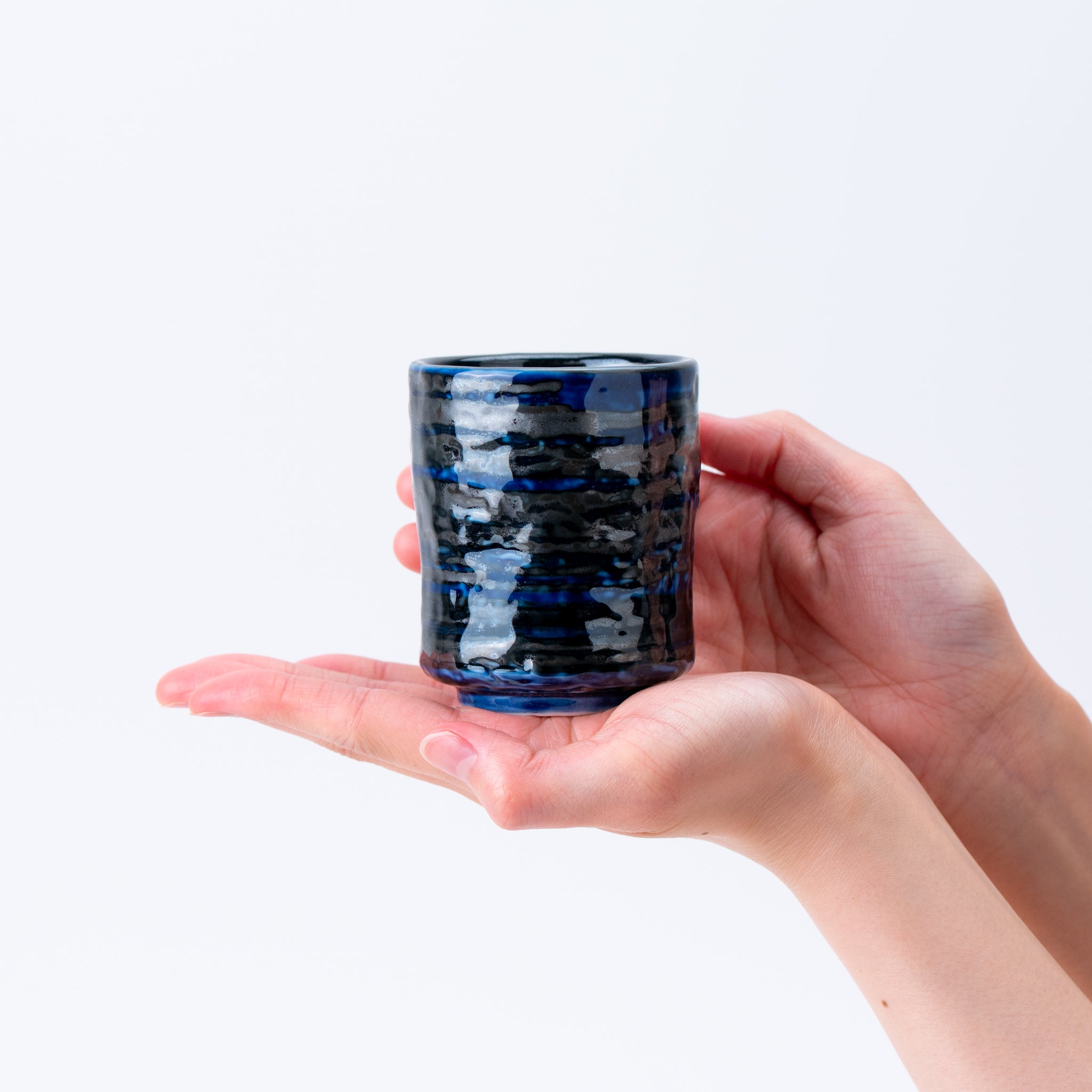Indigo Wave Yunomi Teacup
