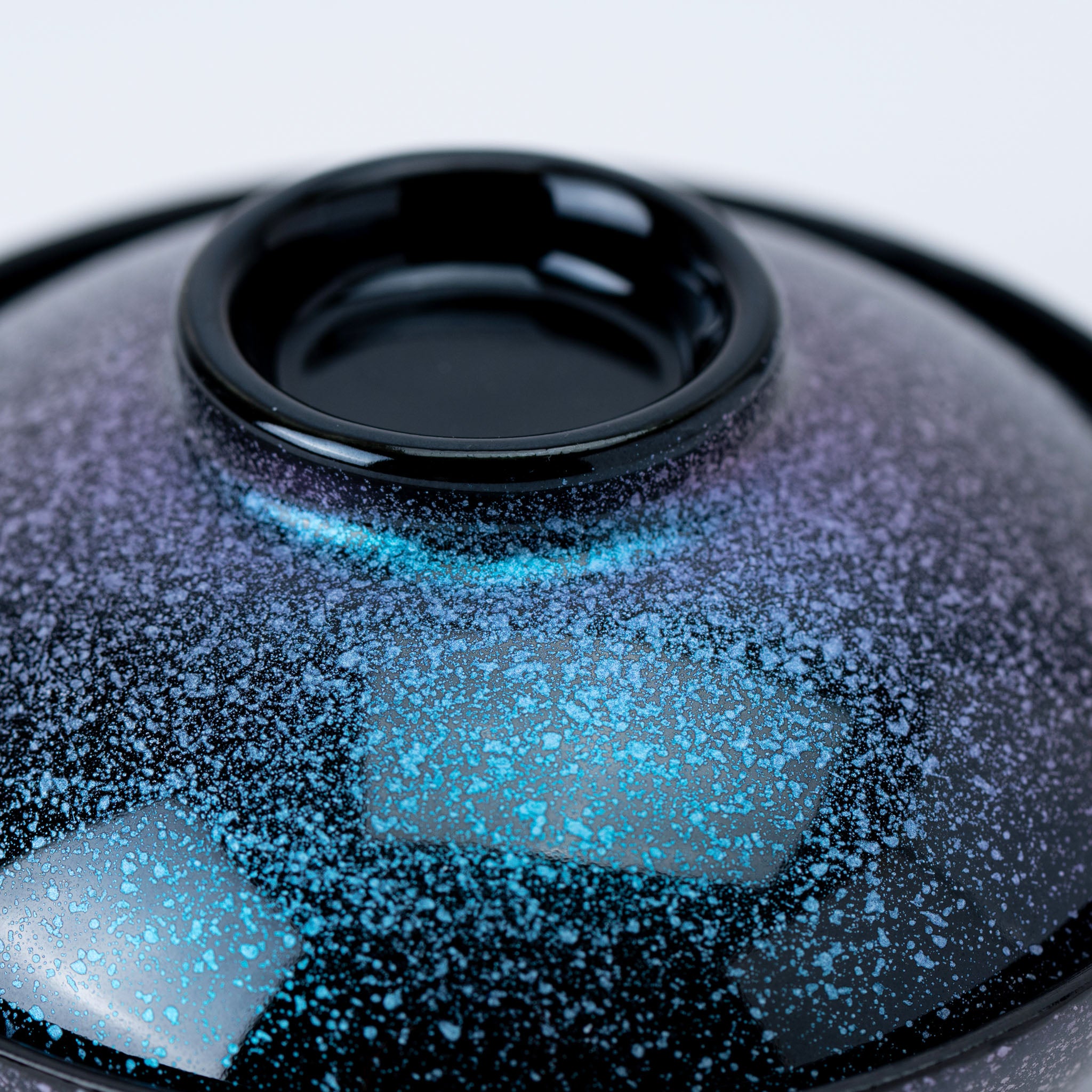 Galaxy Glaze Lidded Bowl