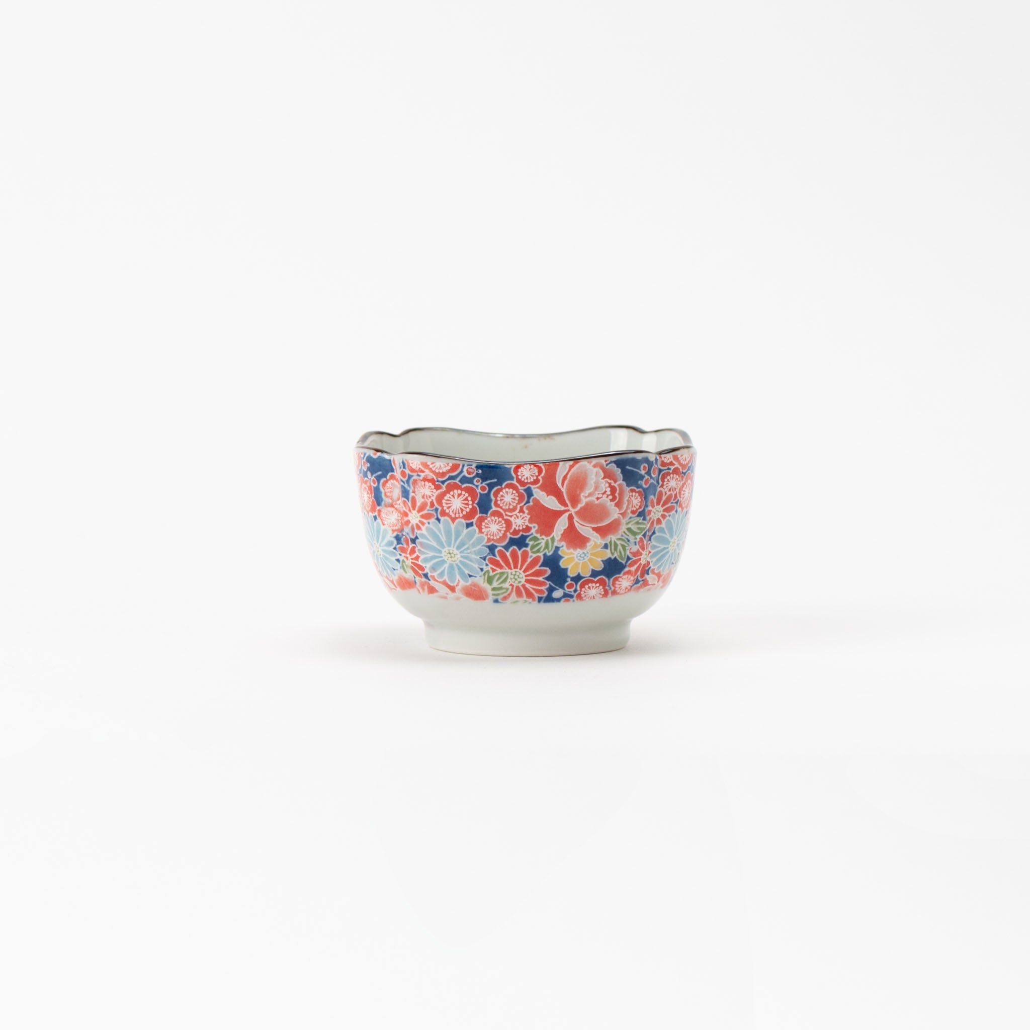 Four-Season Yūzen Four-Lobed Kobachi Small Bowl