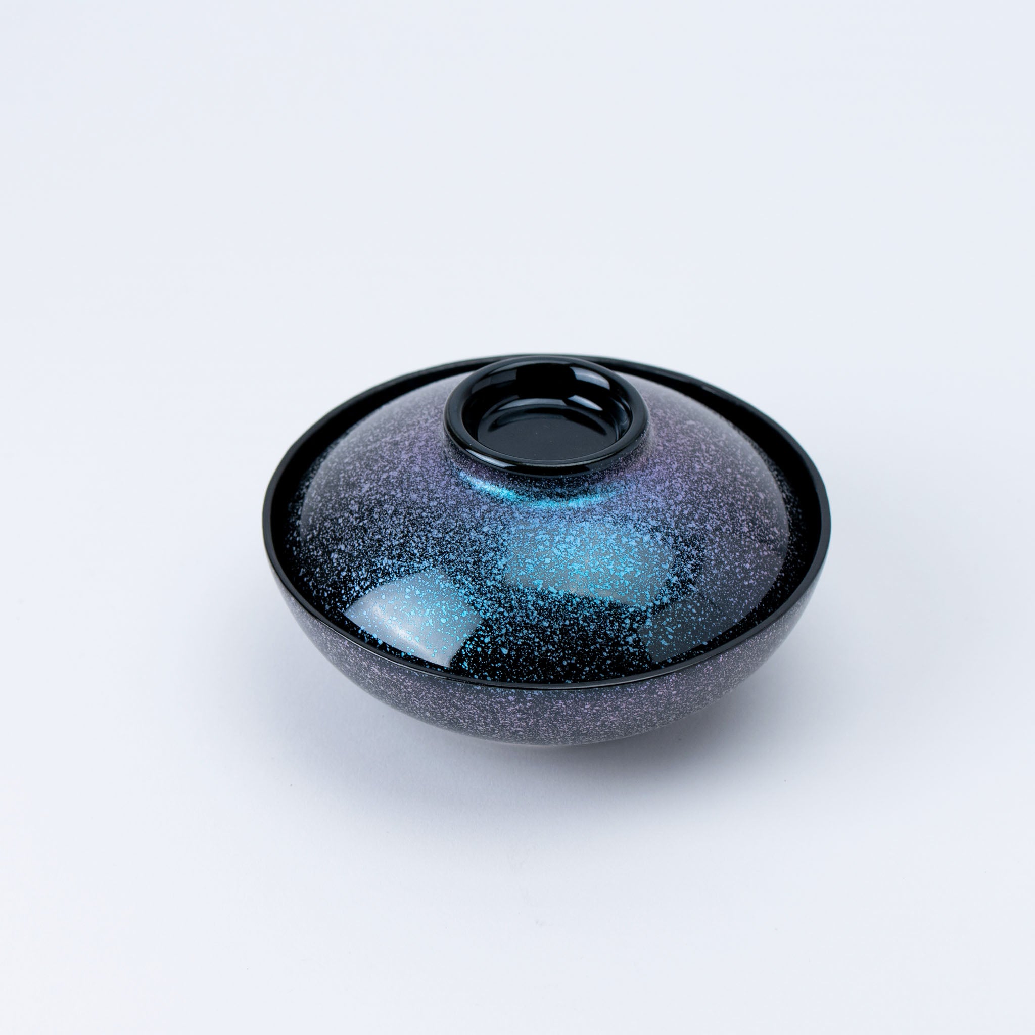 Galaxy Glaze Lidded Bowl