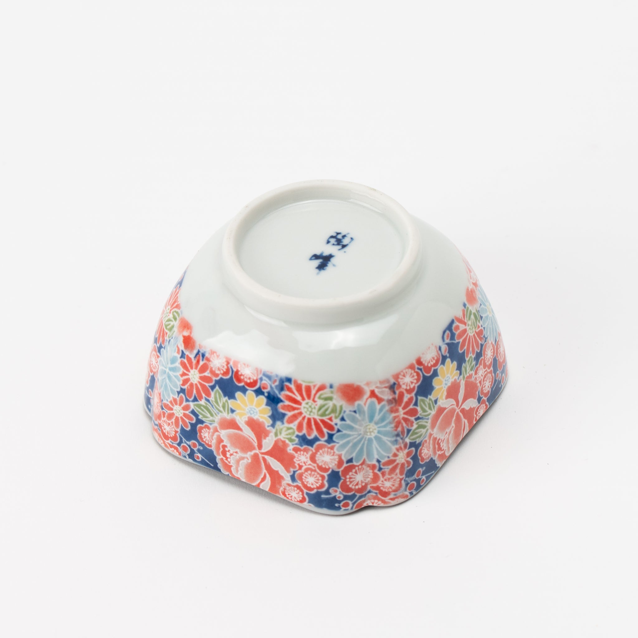 Four-Season Yūzen Four-Lobed Kobachi Small Bowl